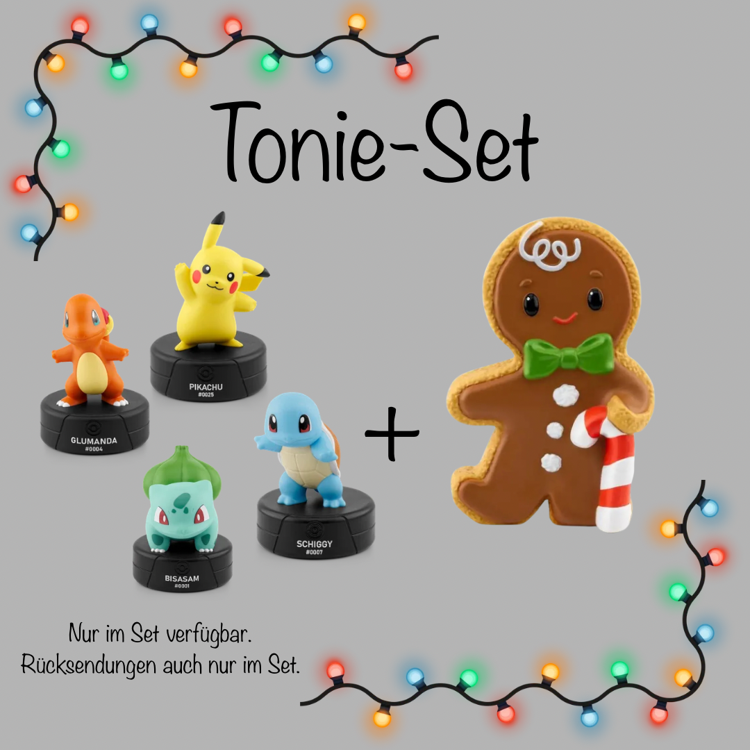 Tonie-Set Pokémon Tonies und Adventskalender Lebkuchen