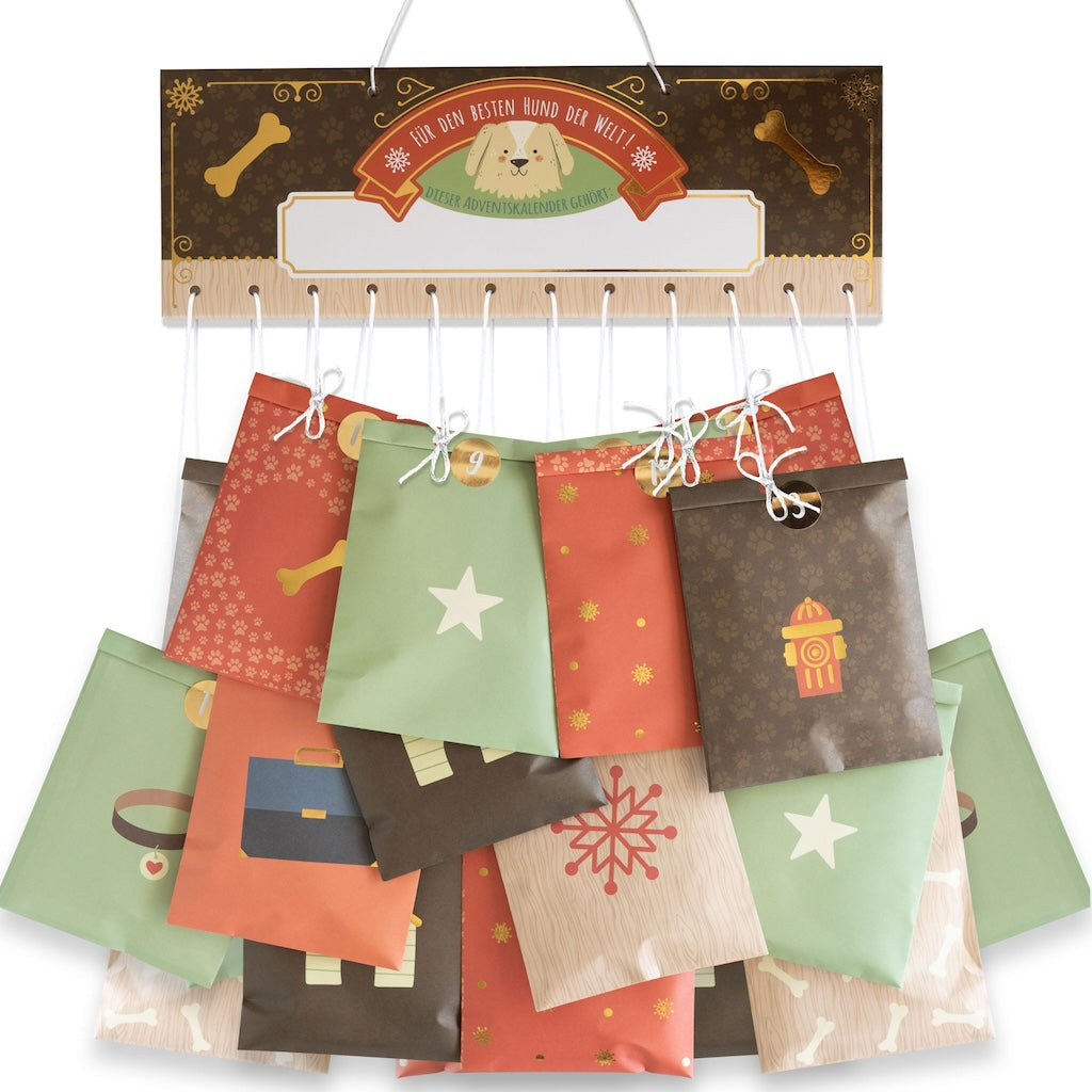 Tüten Adventskalender - Hund