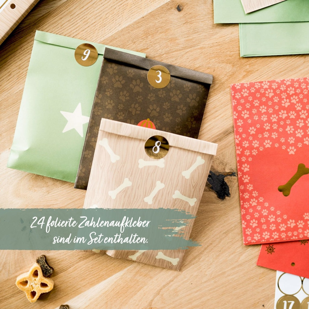 Tüten Adventskalender - Hund