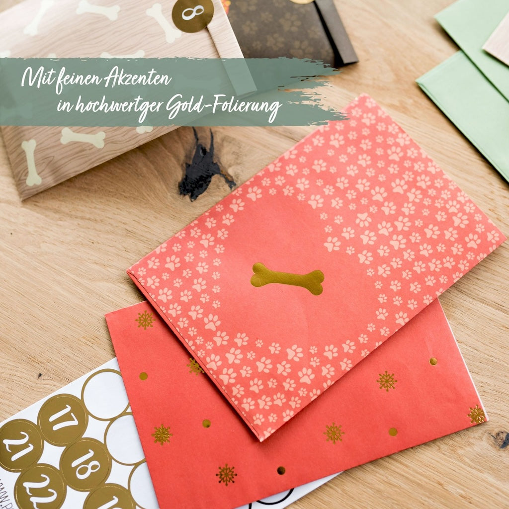 Tüten Adventskalender - Hund