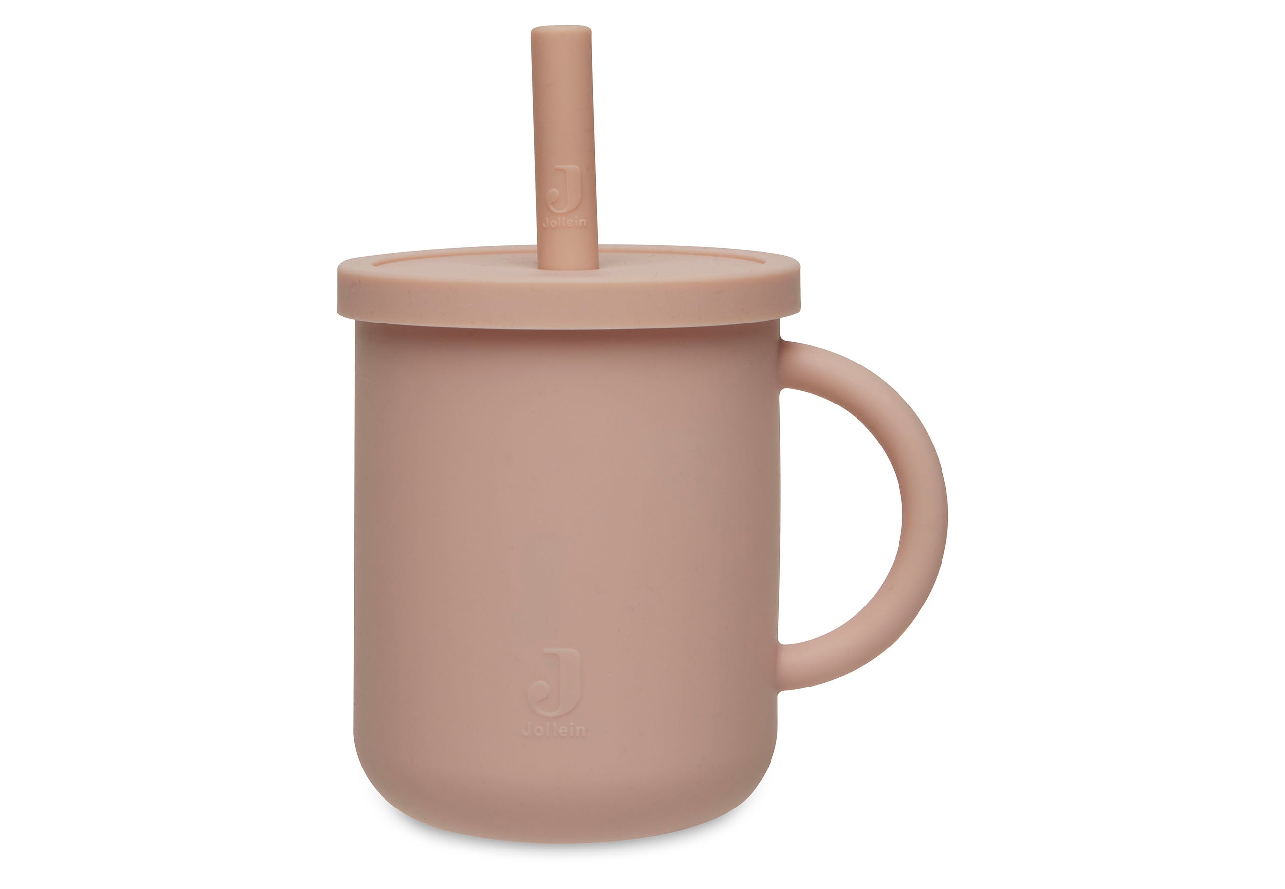 Becher Trinkhalm Silikon - Pale Pink