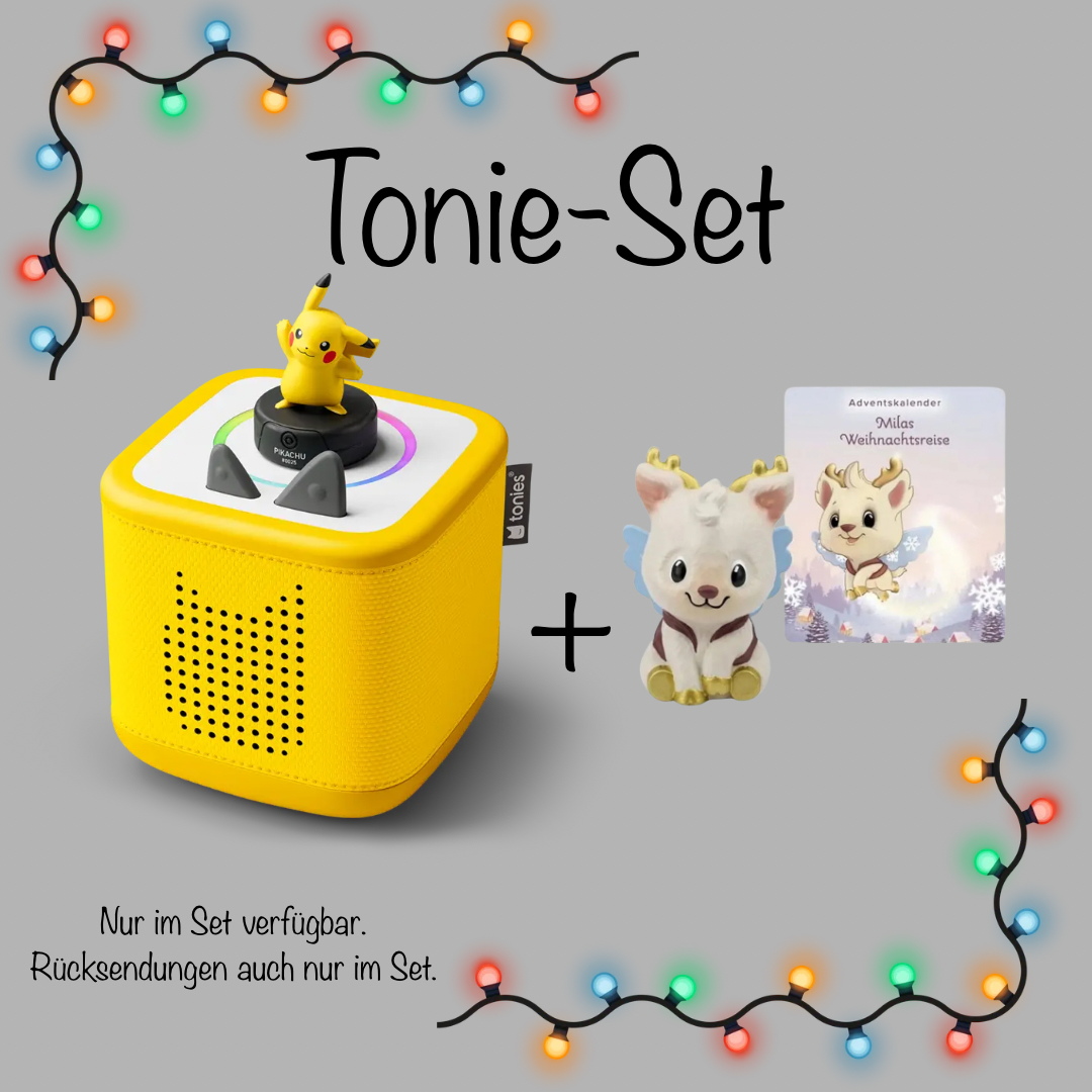 Tonie-Set Pokémon Box, Pikatchu Tonie und Milas Weihnachtsreise