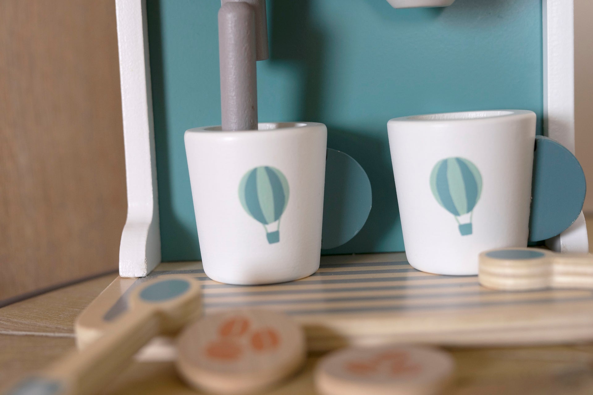 Holz Espresso Kaffeemaschine Grün