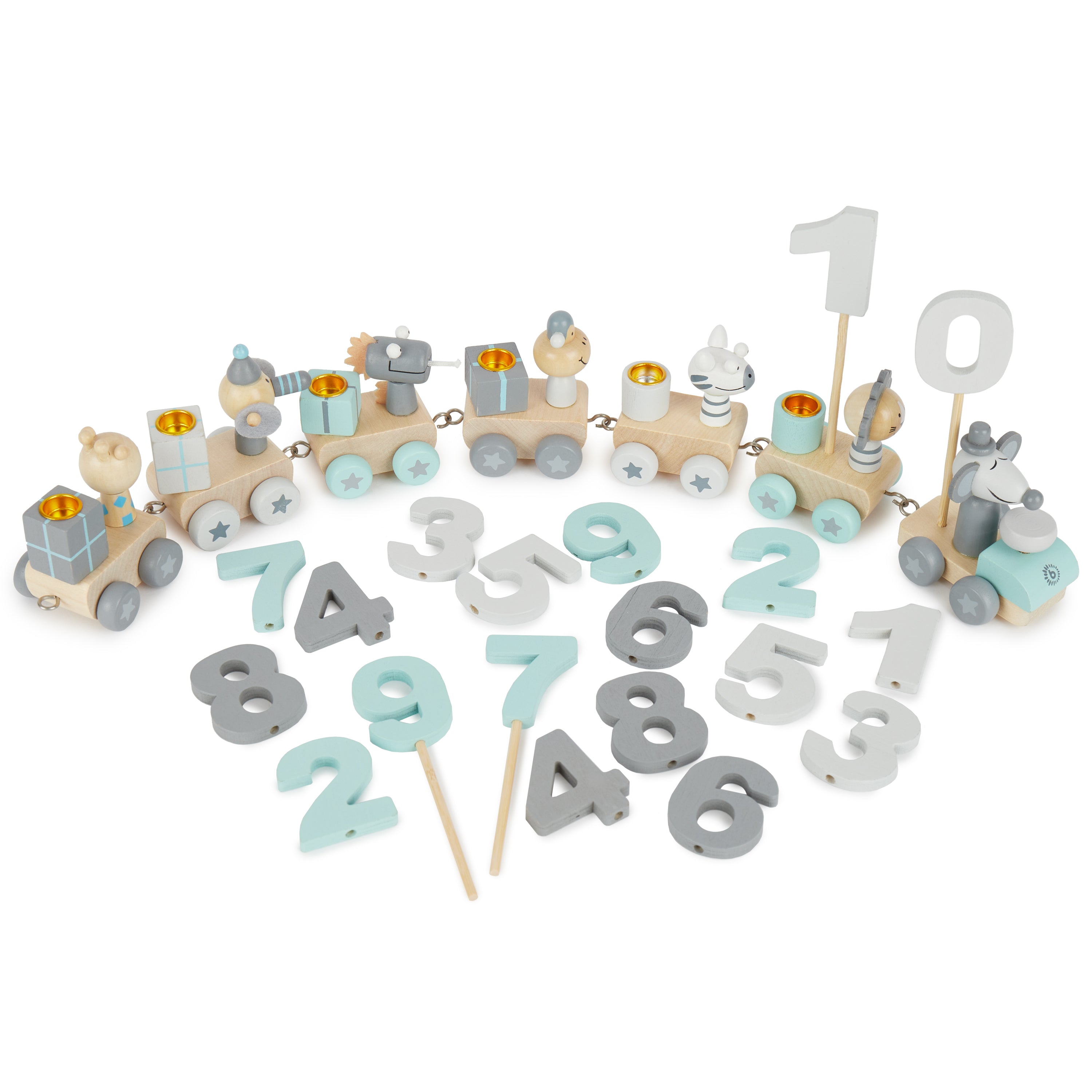 Geburtstagszug Scandi 0-99 Jahre