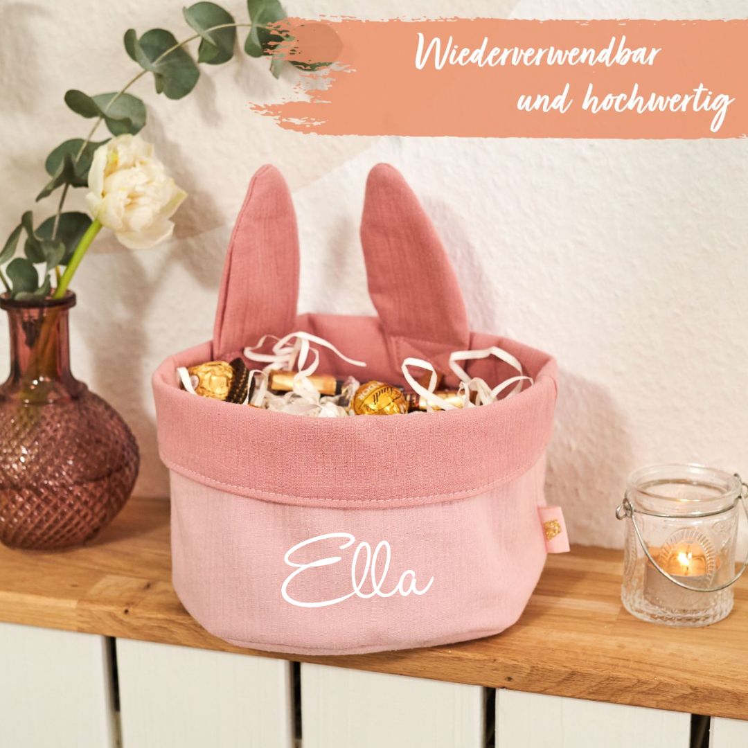 Osternest mit Hasenohren