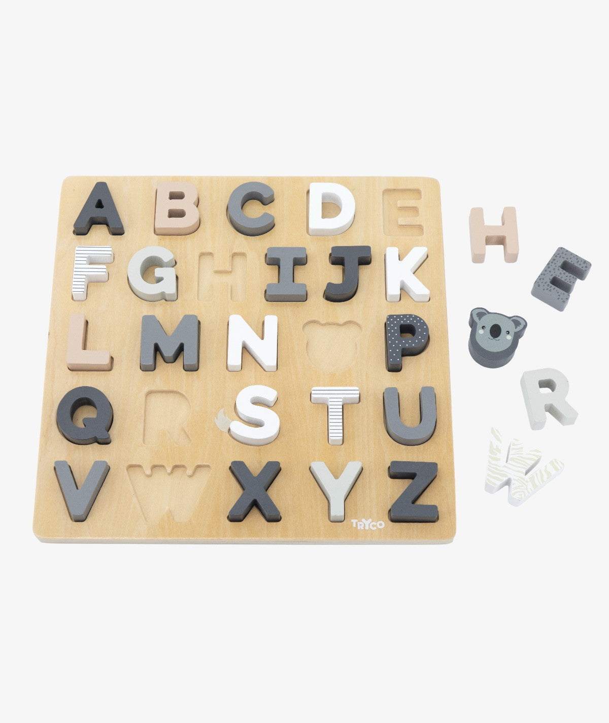 Holz Alphabet Puzzle Board