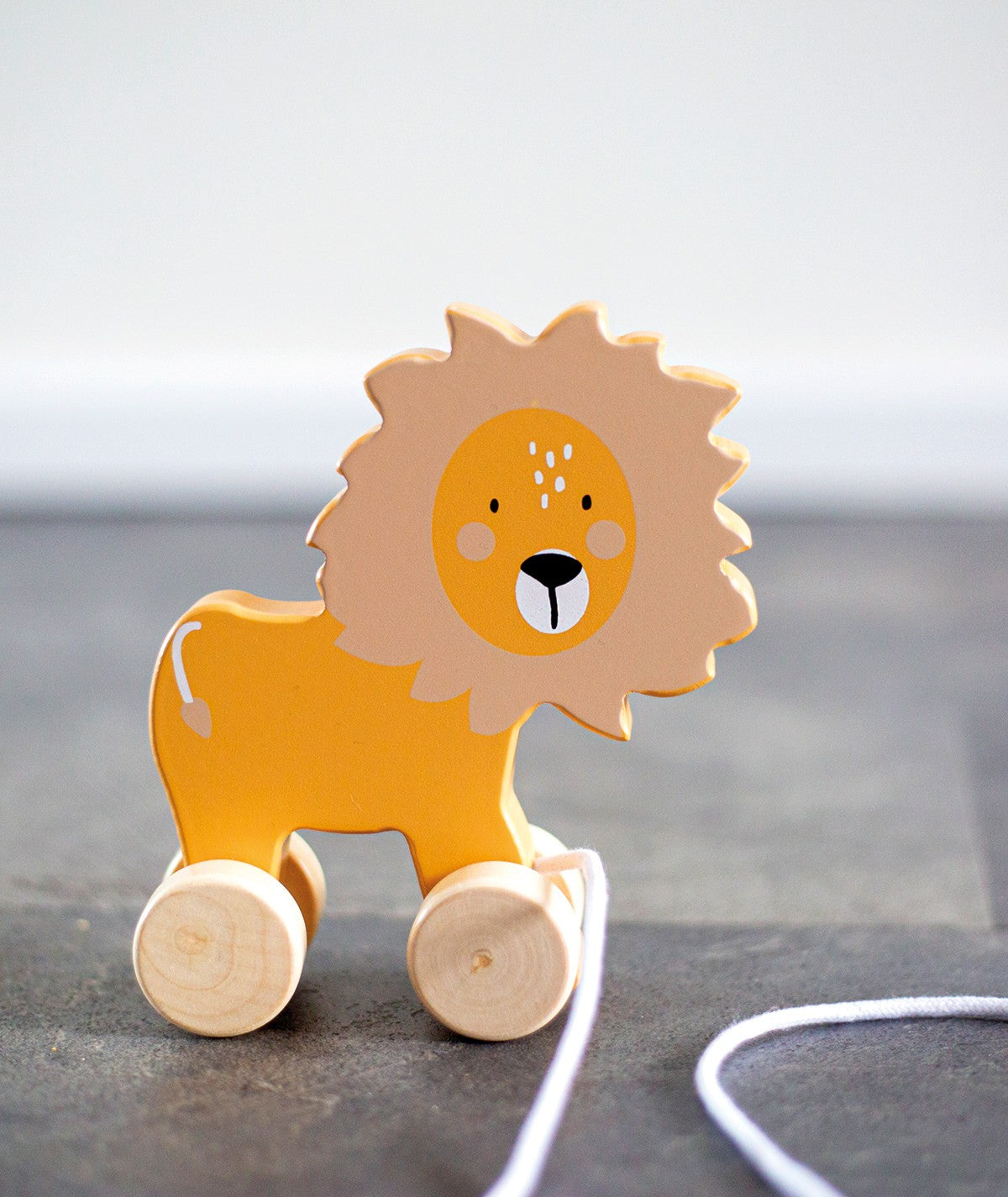 Holz Ziehspielzeug Löwe