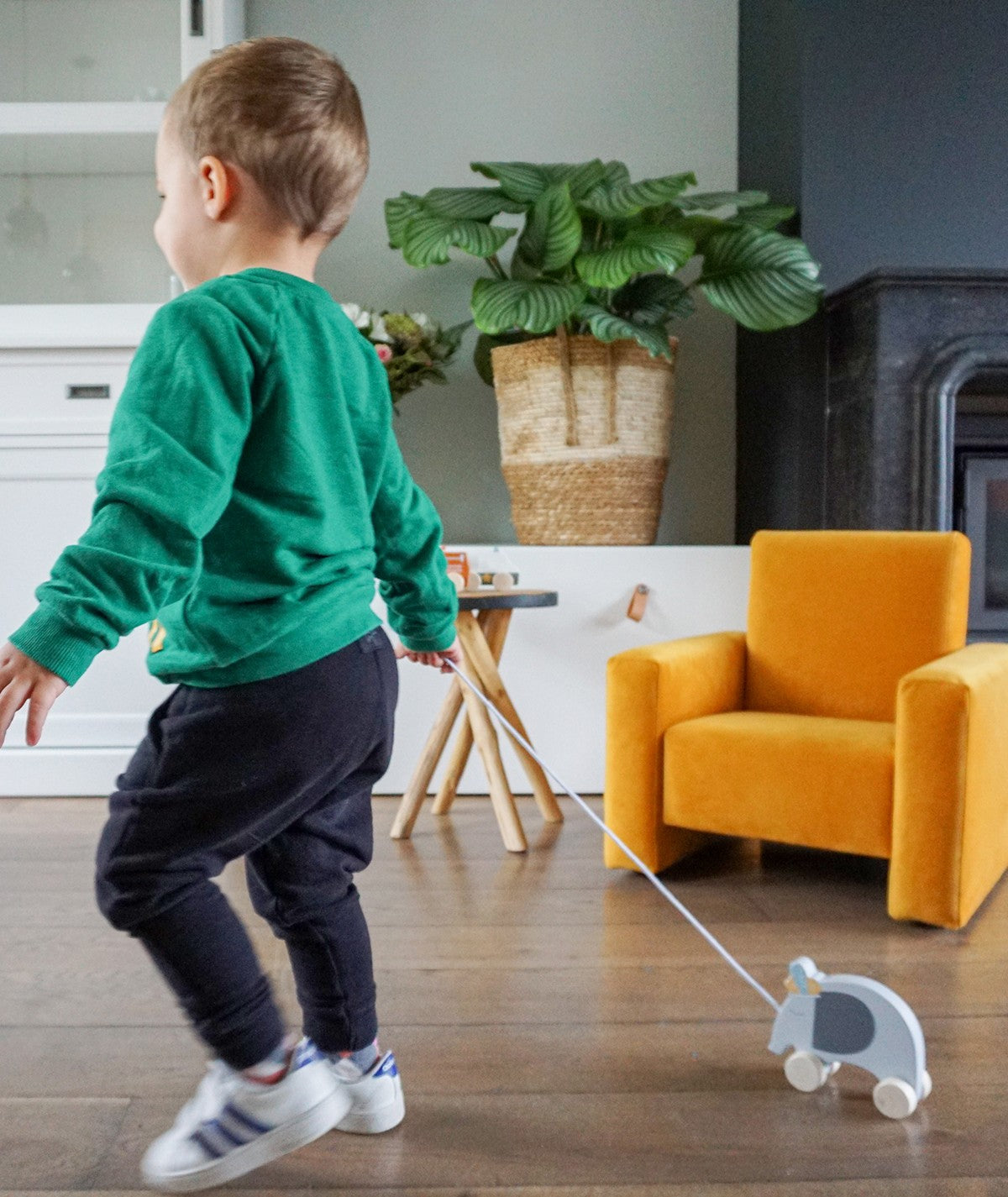 Holz Ziehspielzeug Löwe