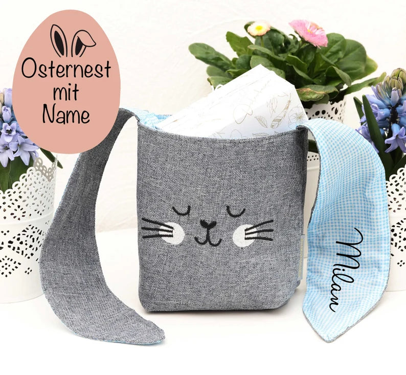 Osternest Blau