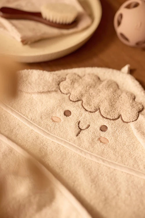 Kapuzenhandtuch Frottee 75x75cm - Sheep Sonny