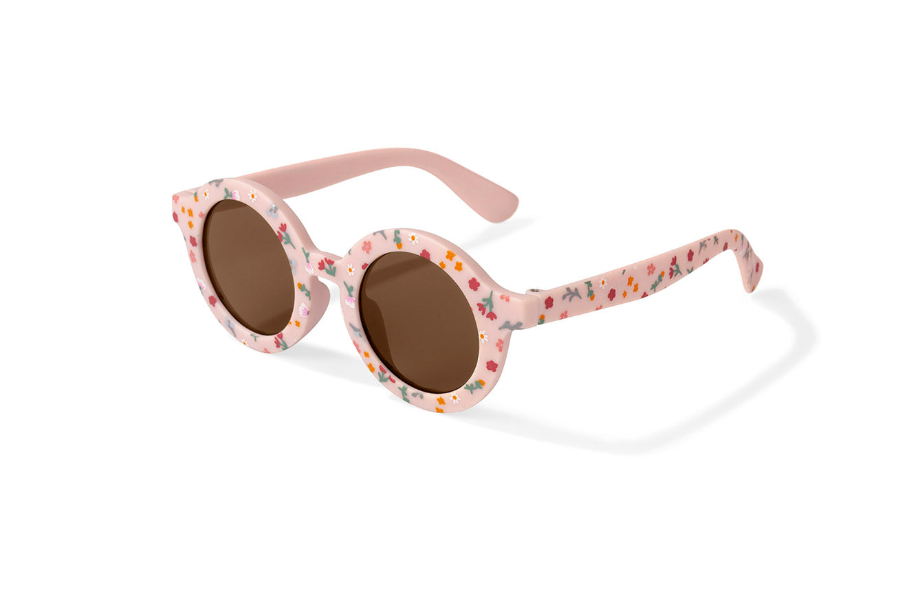 Kindersonnenbrille Rund Little Pink Flowers