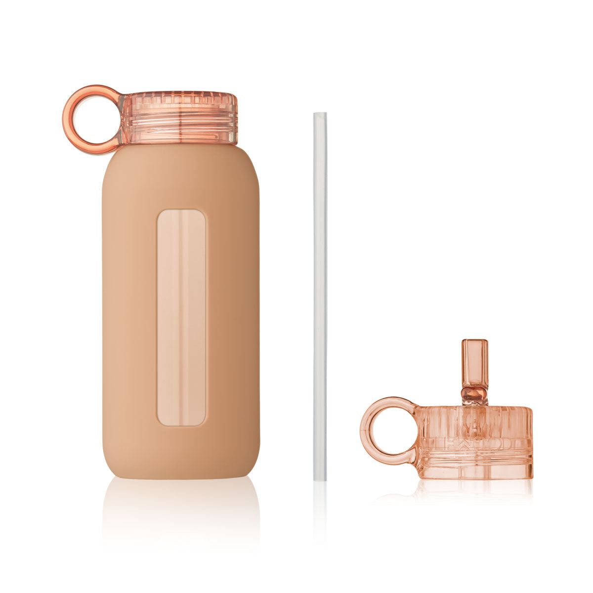 Tritan-Wasserflasche Yang „Dusty raspberry / Tuscany rose mix“