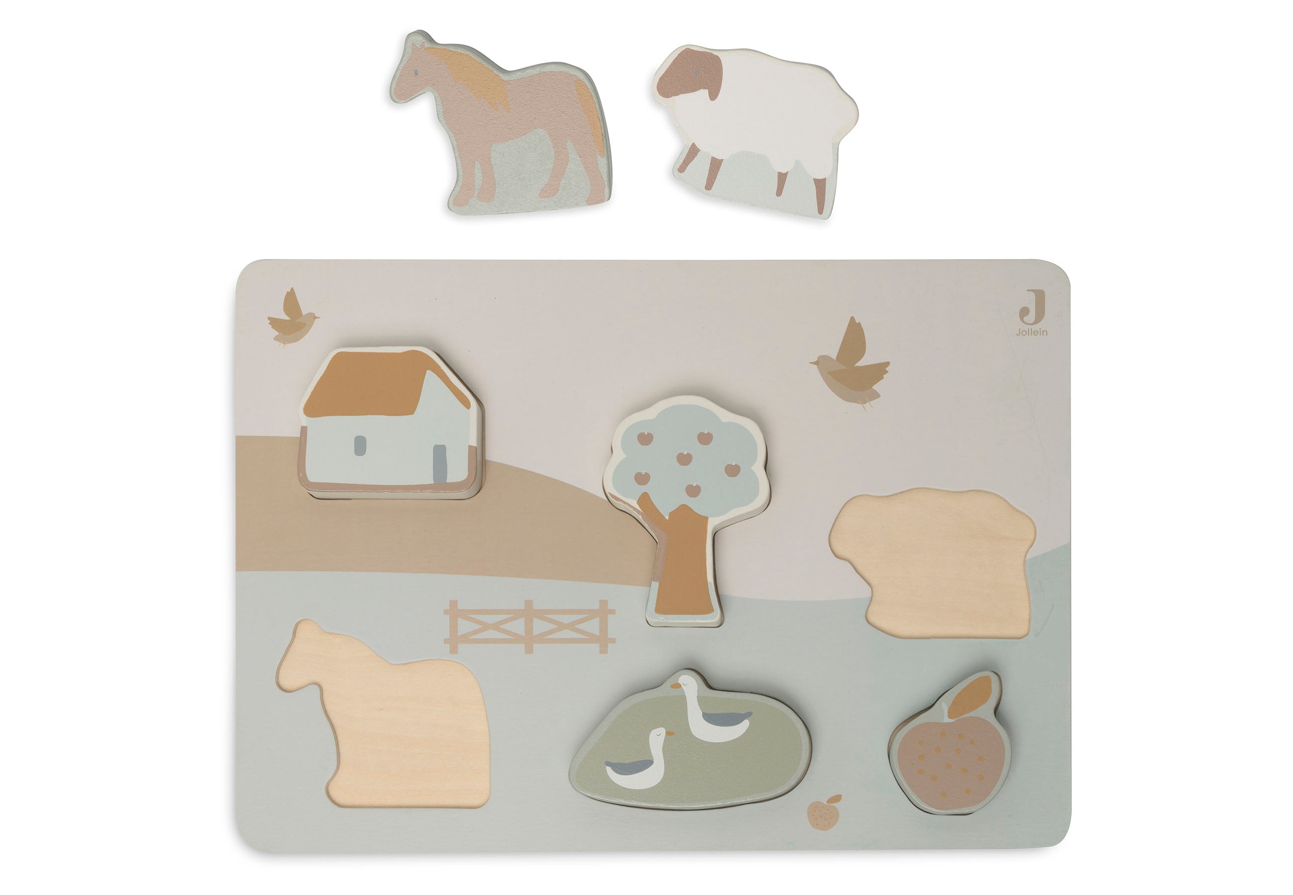 Puzzle aus Holz - Farm