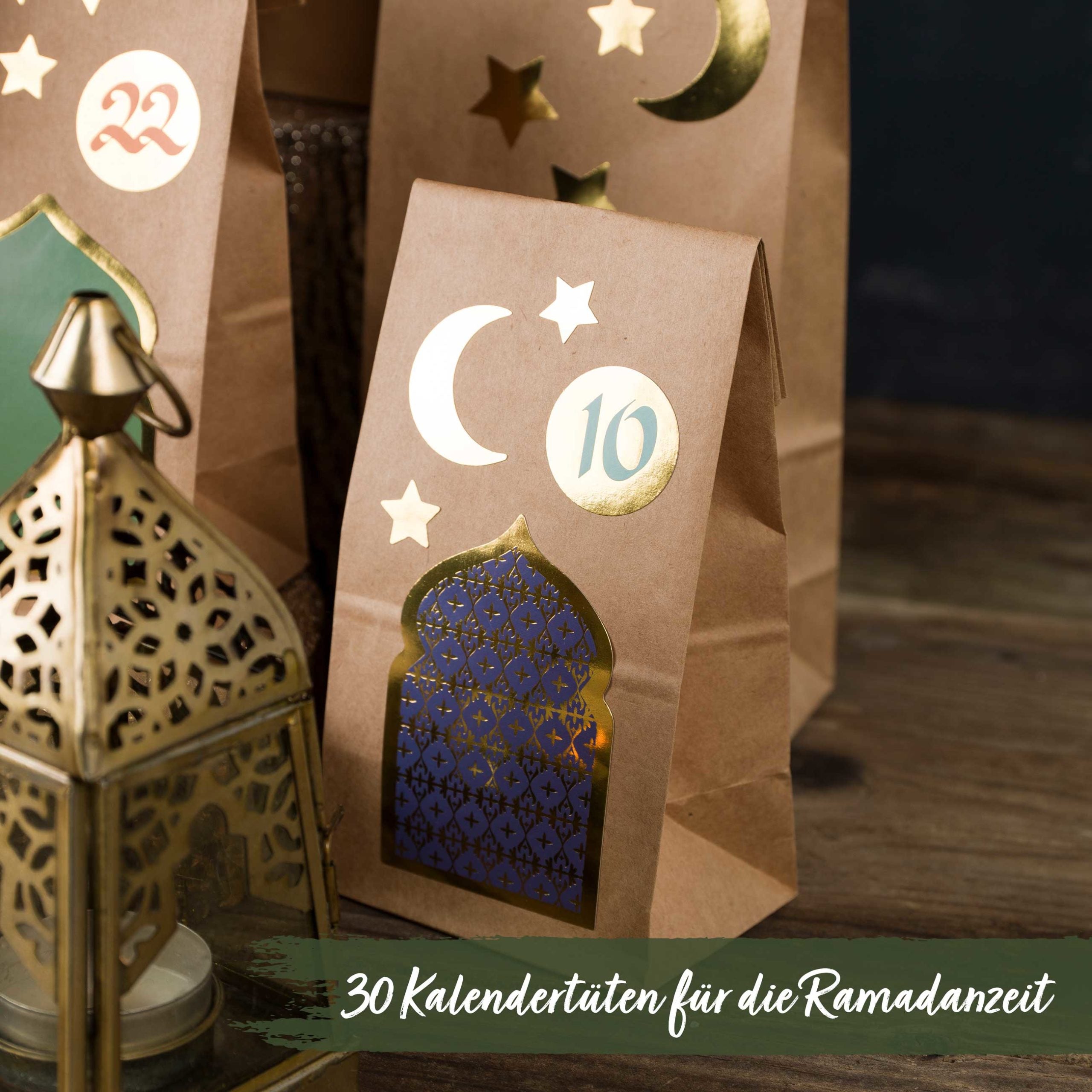 Ramadan Kalender mit Stanzteilen