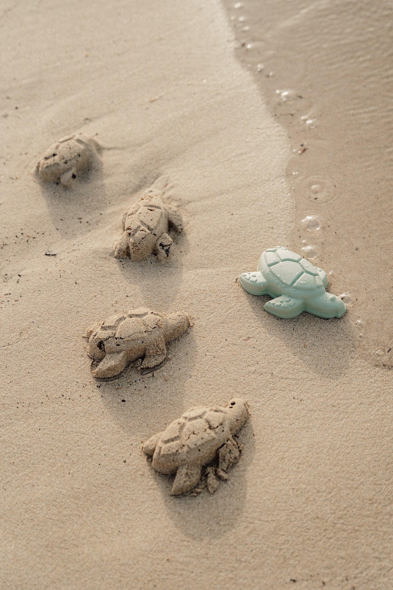 Strandset Schaufel und Sandförmchen Blau