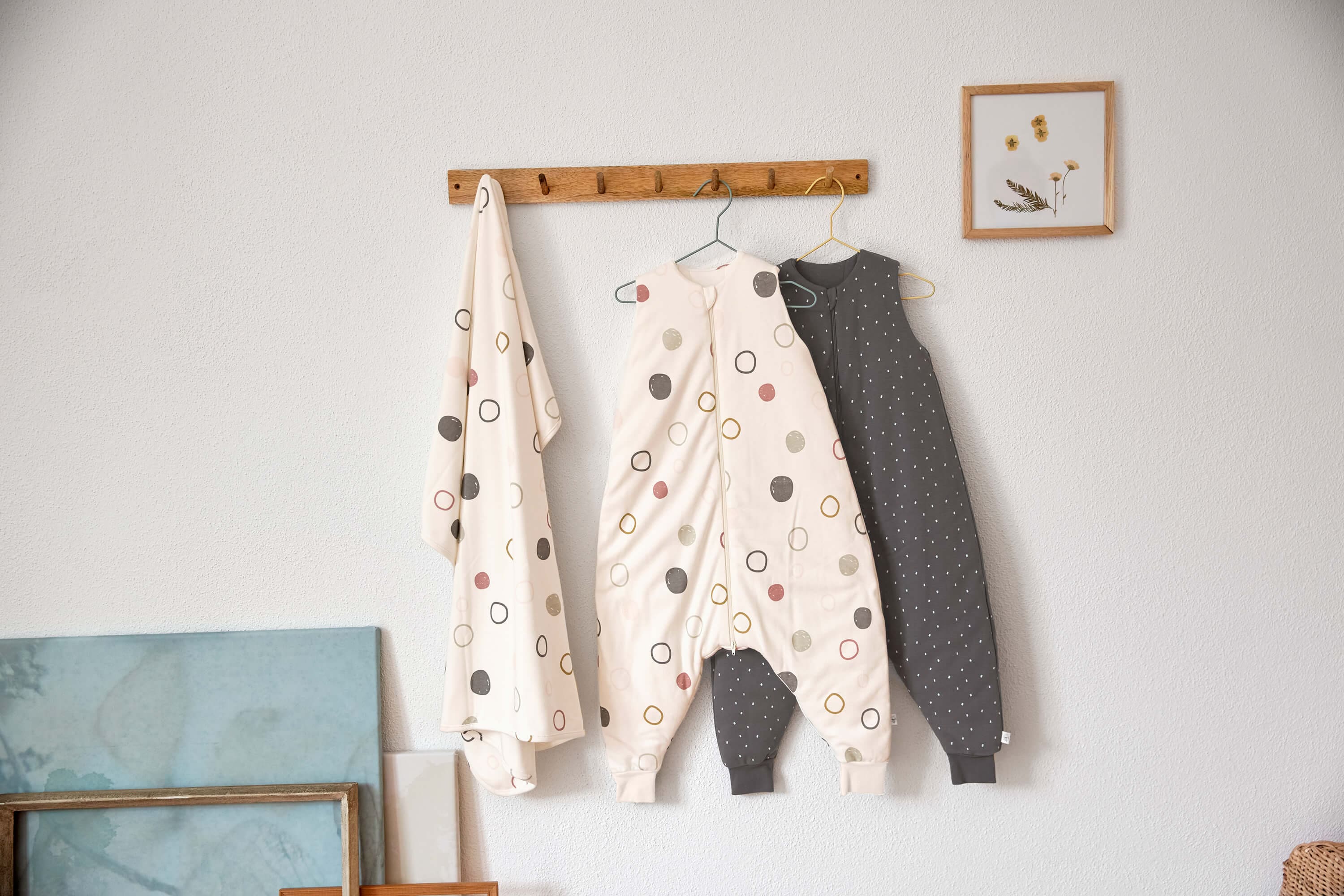 Schlafsack/-anzug - Sleeping Jumper, Circles Offwhite