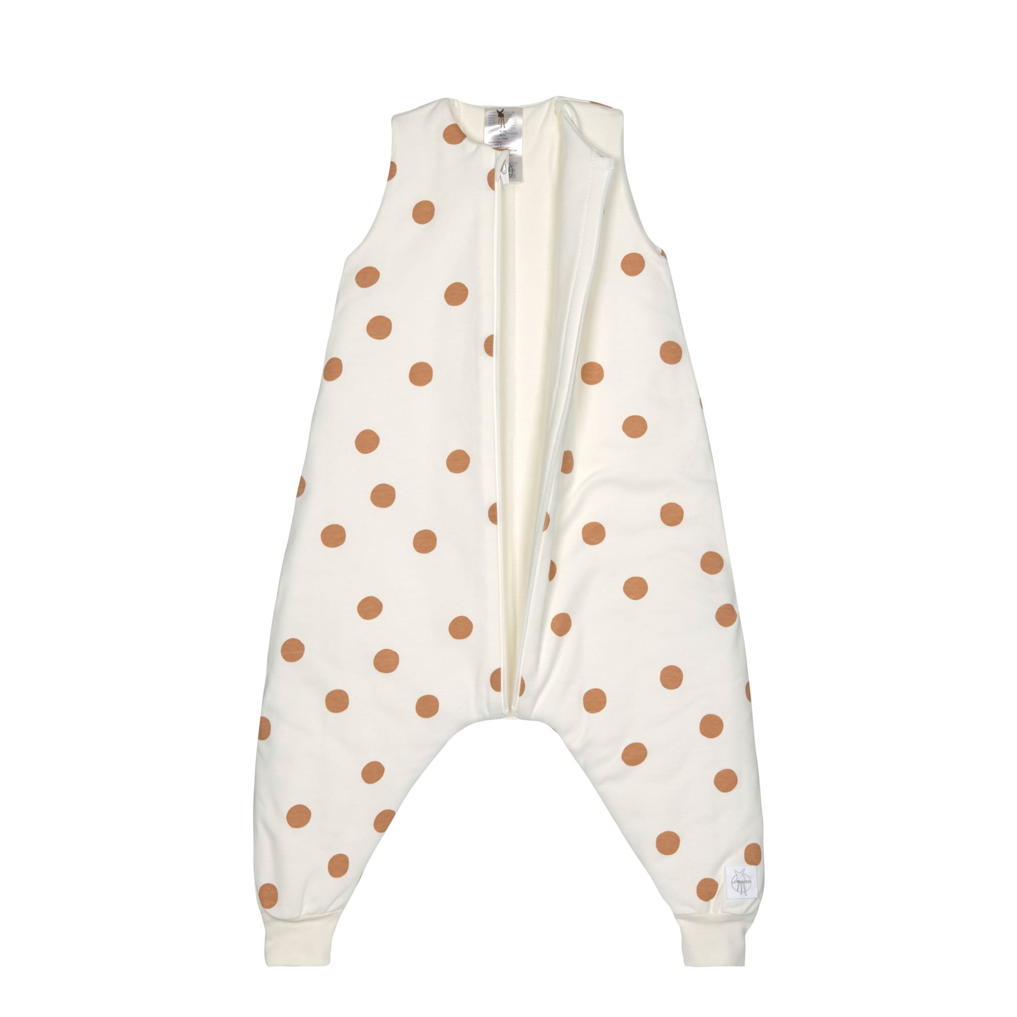 Schlafsack/-anzug - Sleeping Jumper, Big Dots Milky