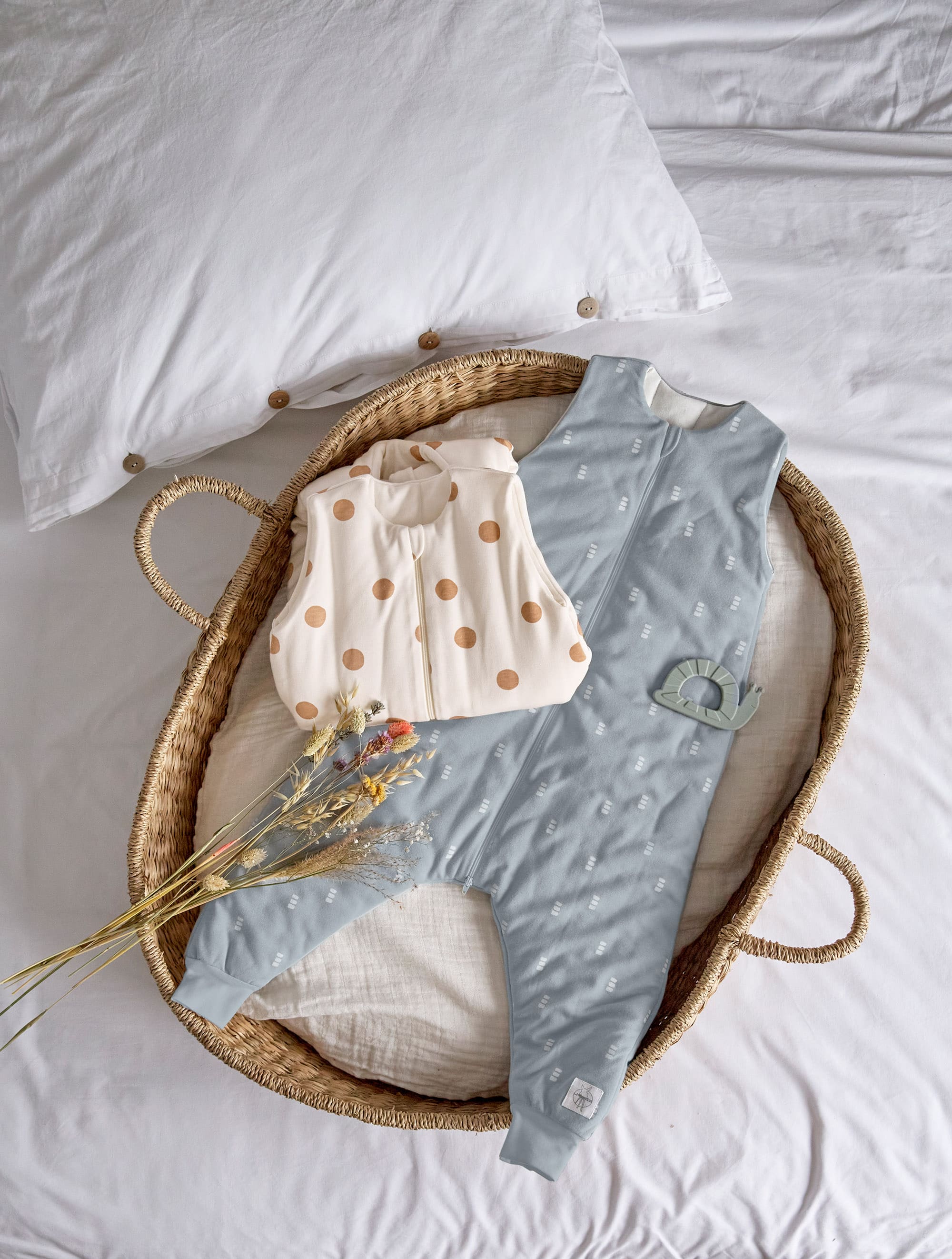 Schlafsack/-anzug - Sleeping Jumper, Blocks Light Blue