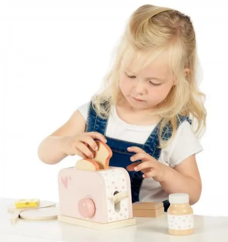 Holz Küchenzubehör Toaster Rosa
