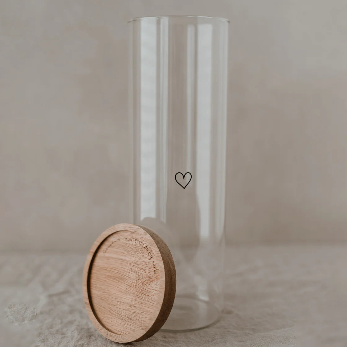 Vorratsglas Herz 30 cm