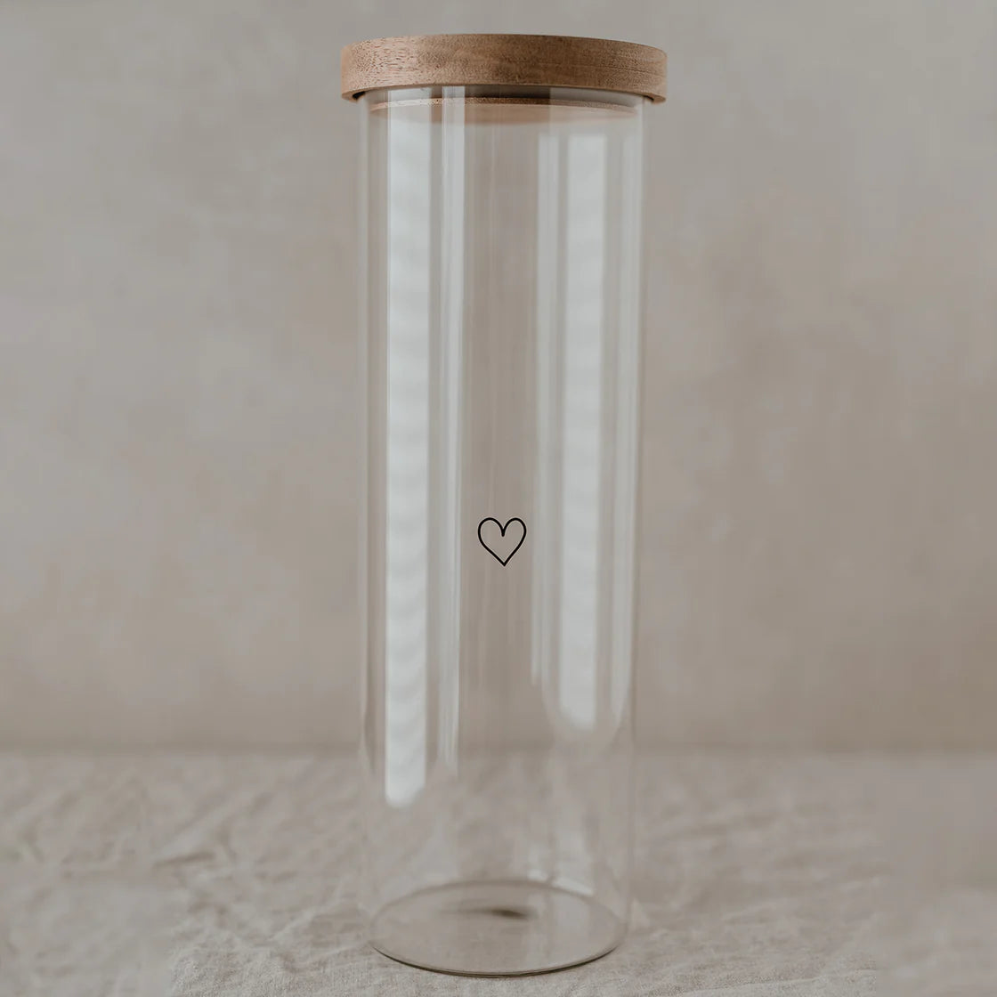 Vorratsglas Herz 30 cm