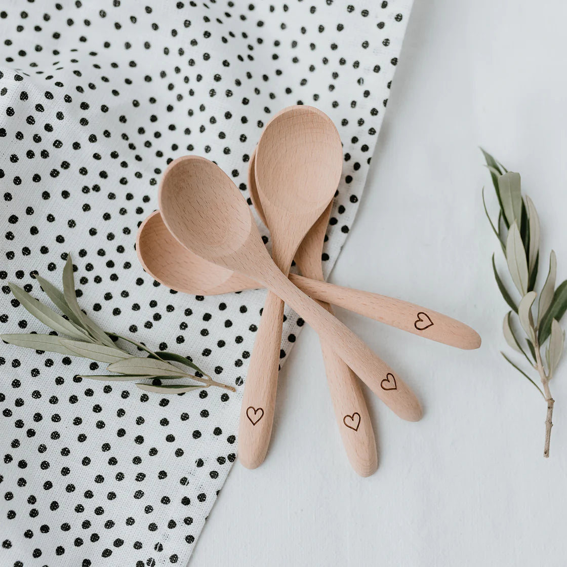 Holzlöffel im 4er Set