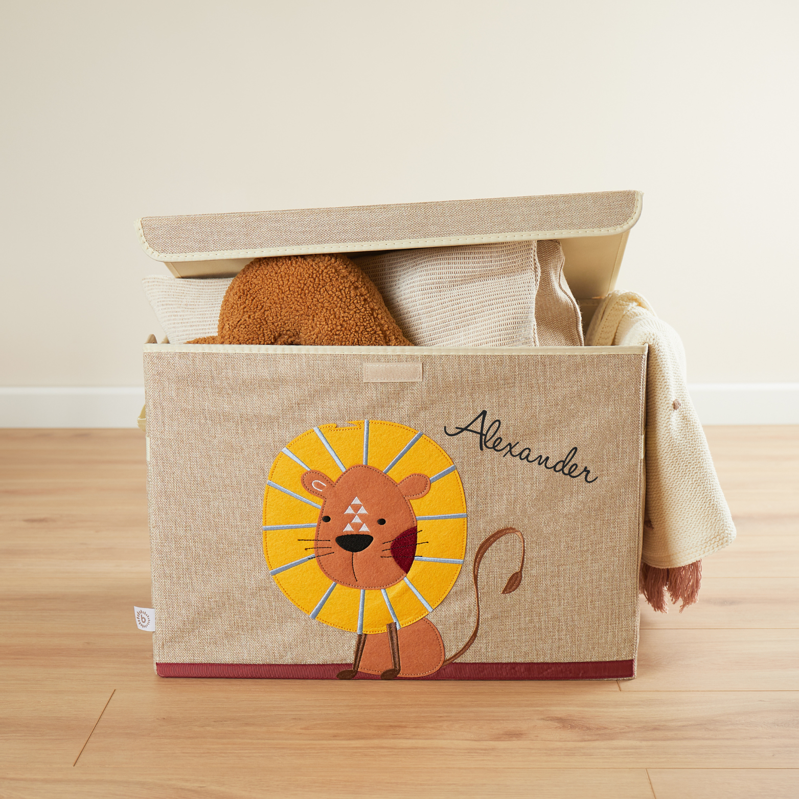 Aufbewahrungsbox Löwe mit Deckel