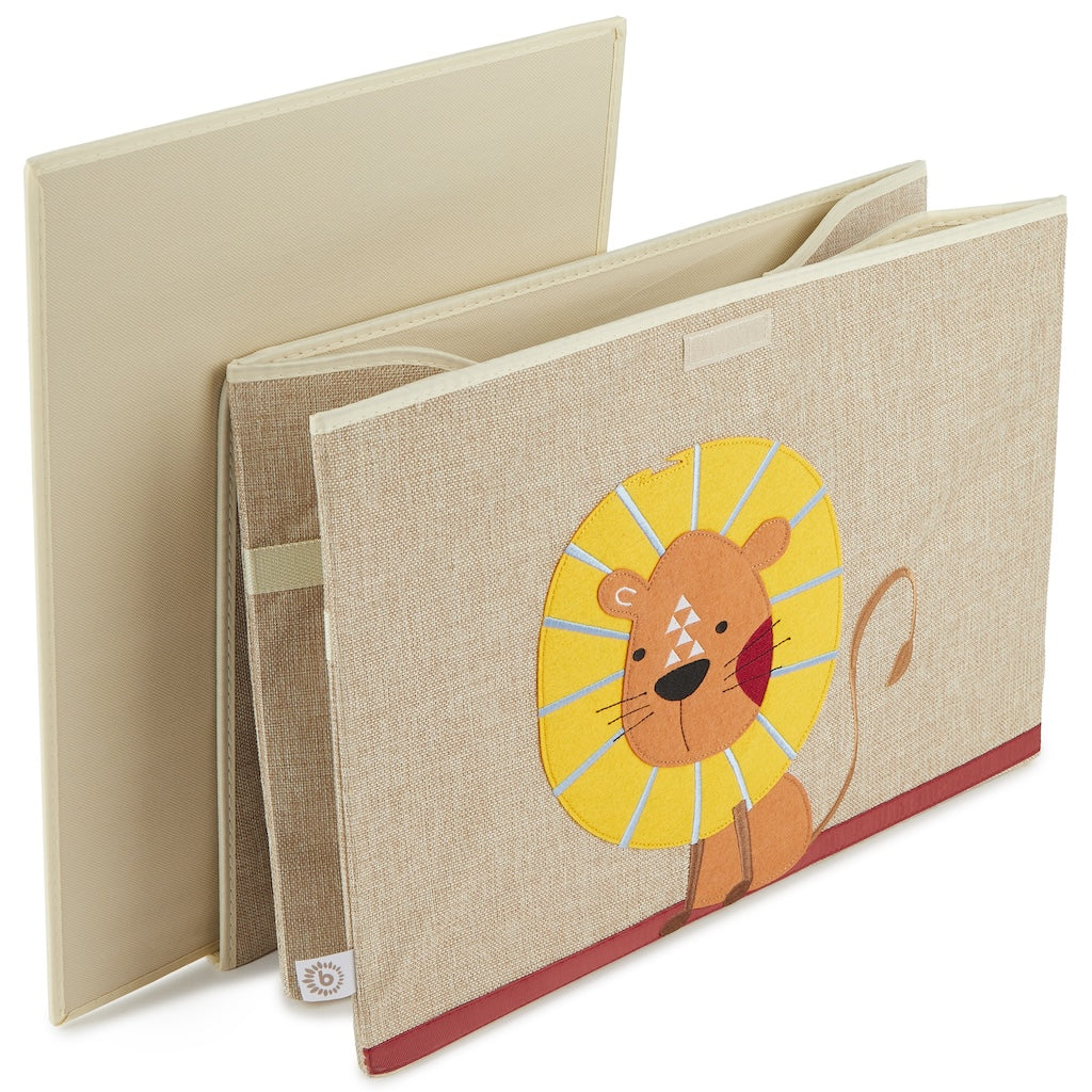 Aufbewahrungsbox mit Löwenmotiv