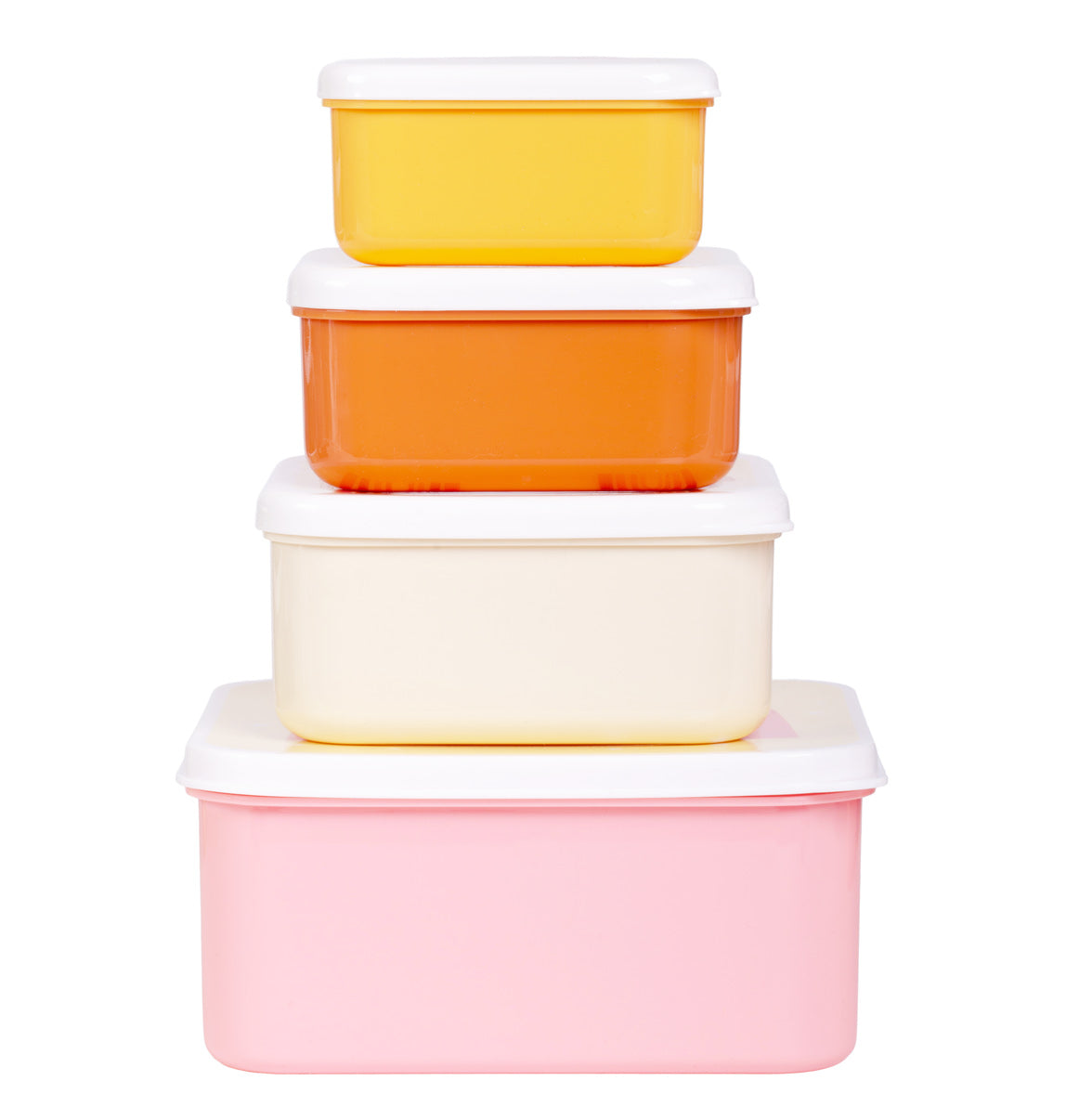 Brot- und Snackdosen Set: Regenbogen