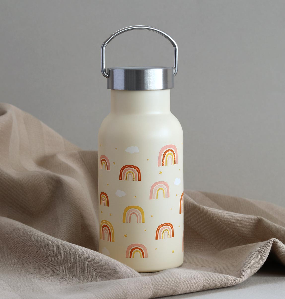 Edelstahl-Trinkflasche: Regenbogen