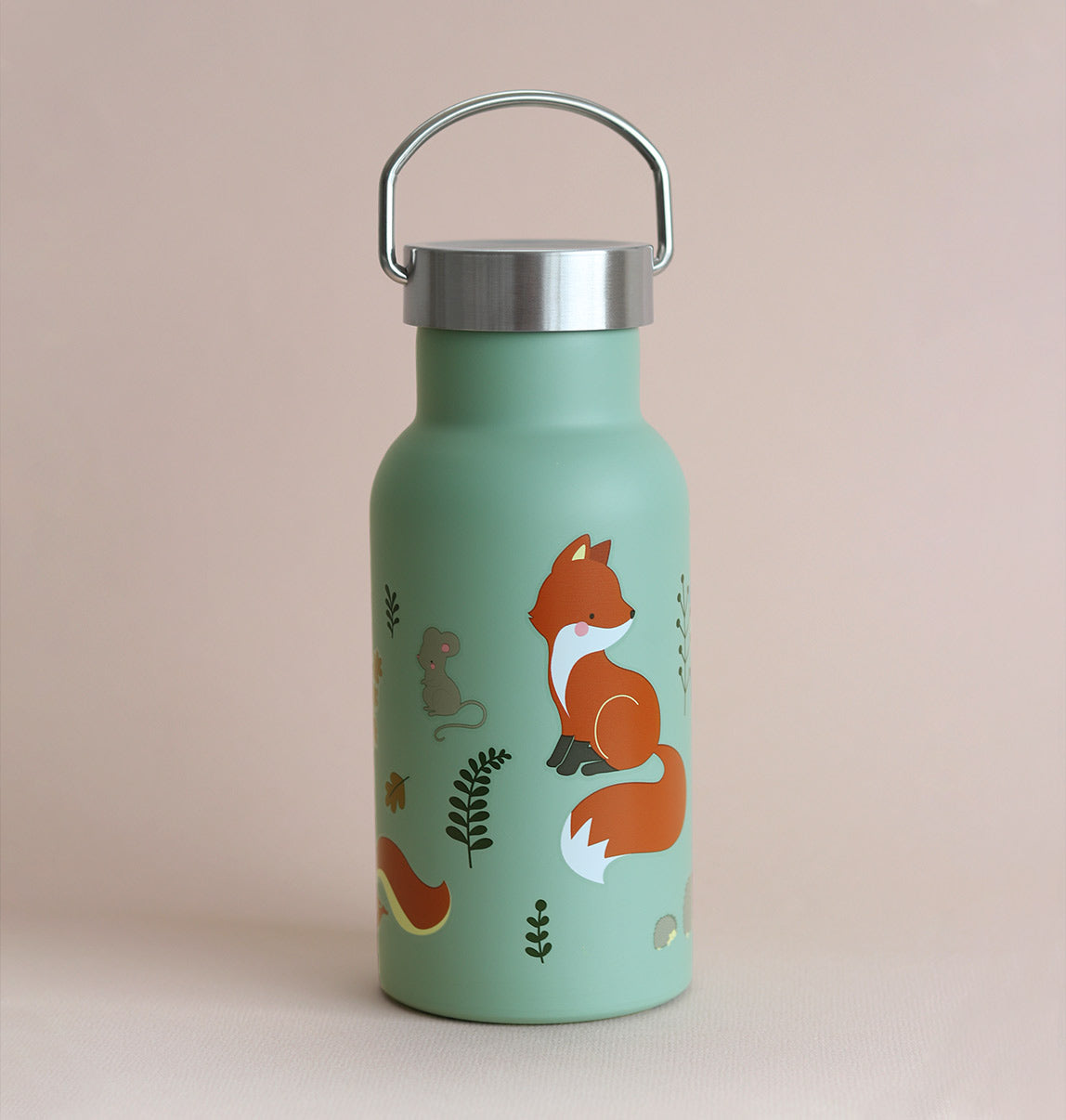Edelstahl-Trinkflasche: Waldfreunde