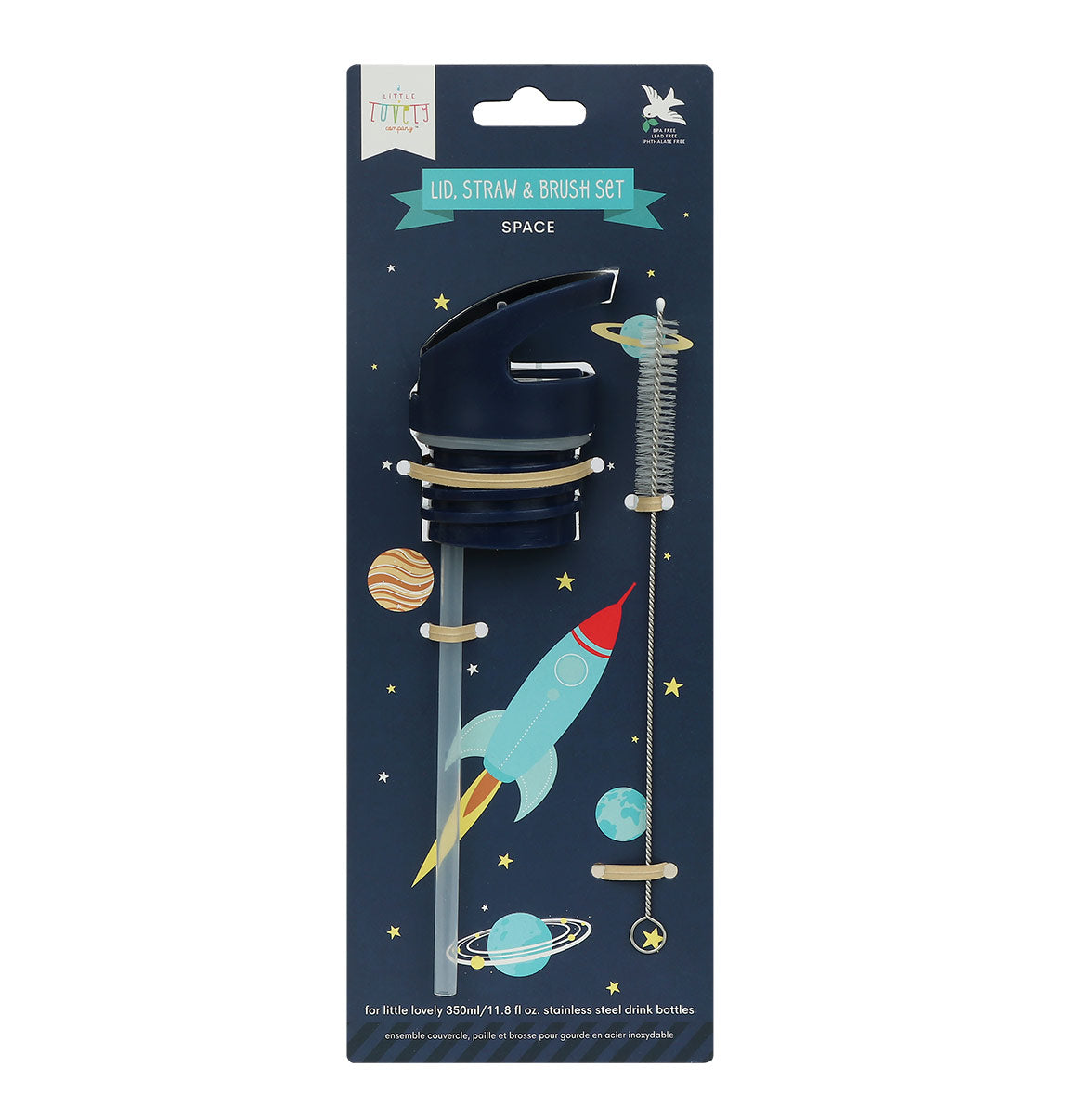 Edelstahl-Trinkflasche: Weltall