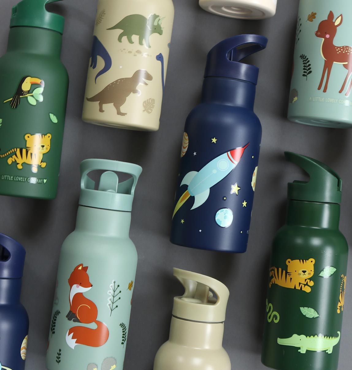 Edelstahl-Trinkflasche: Weltall