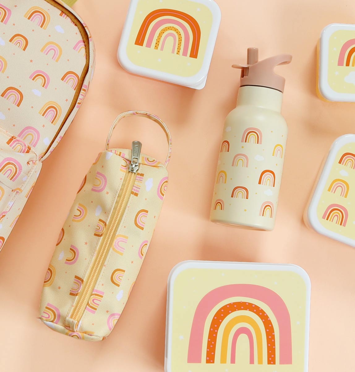 Federmäppchen: Regenbogen