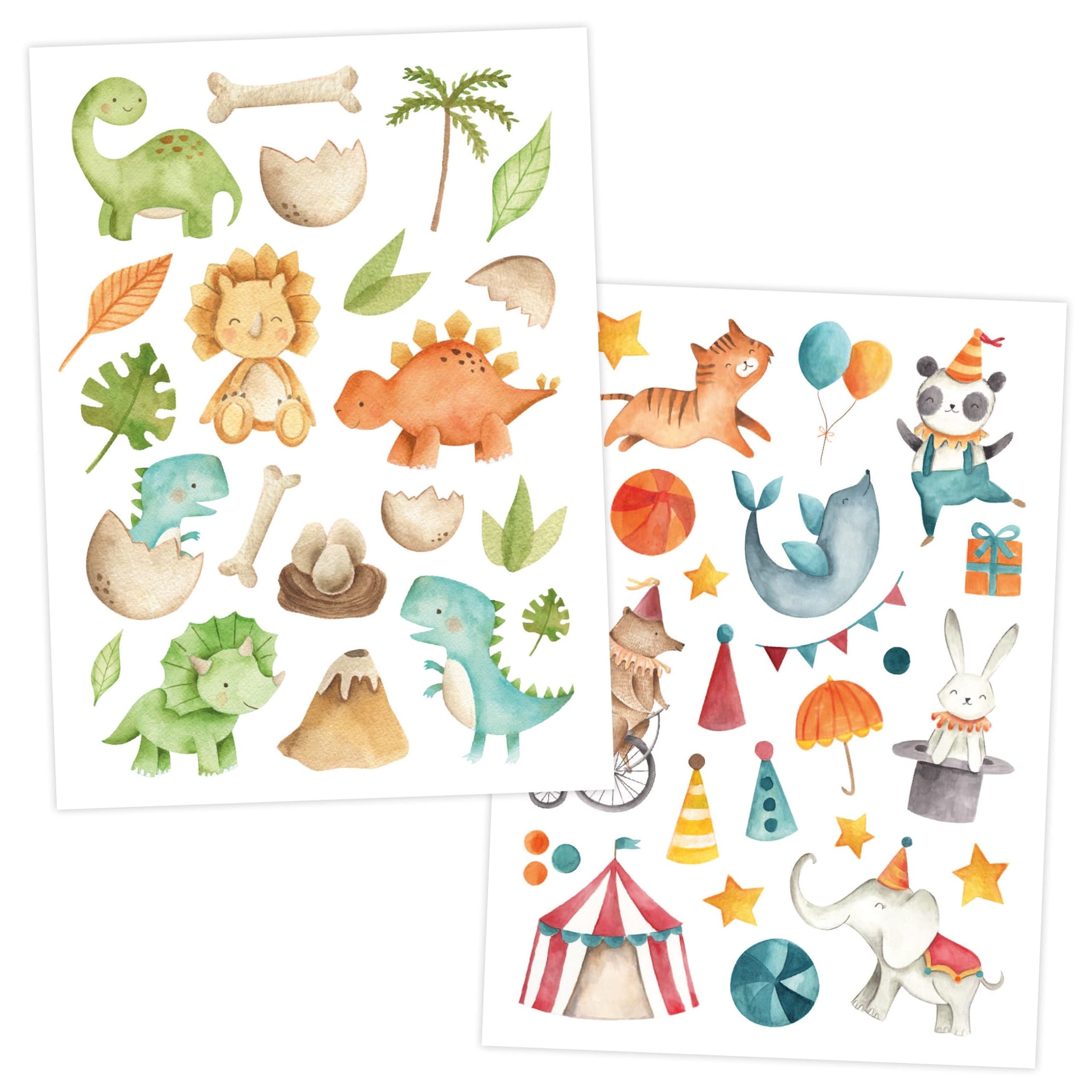 100 Kindertattoos - Bunter Mix