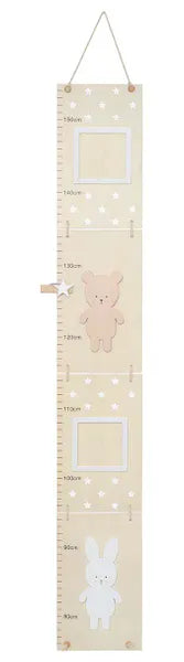 Messlatte - Teddybär & Hase