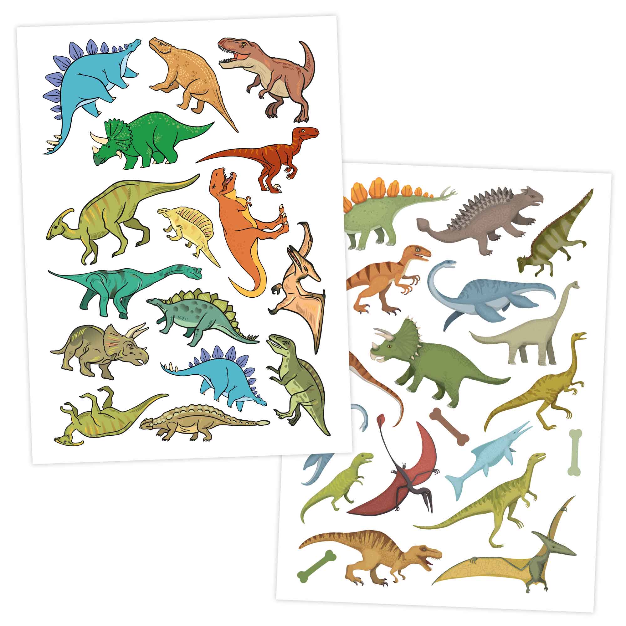 100 Kindertattoos - Dinosaurier