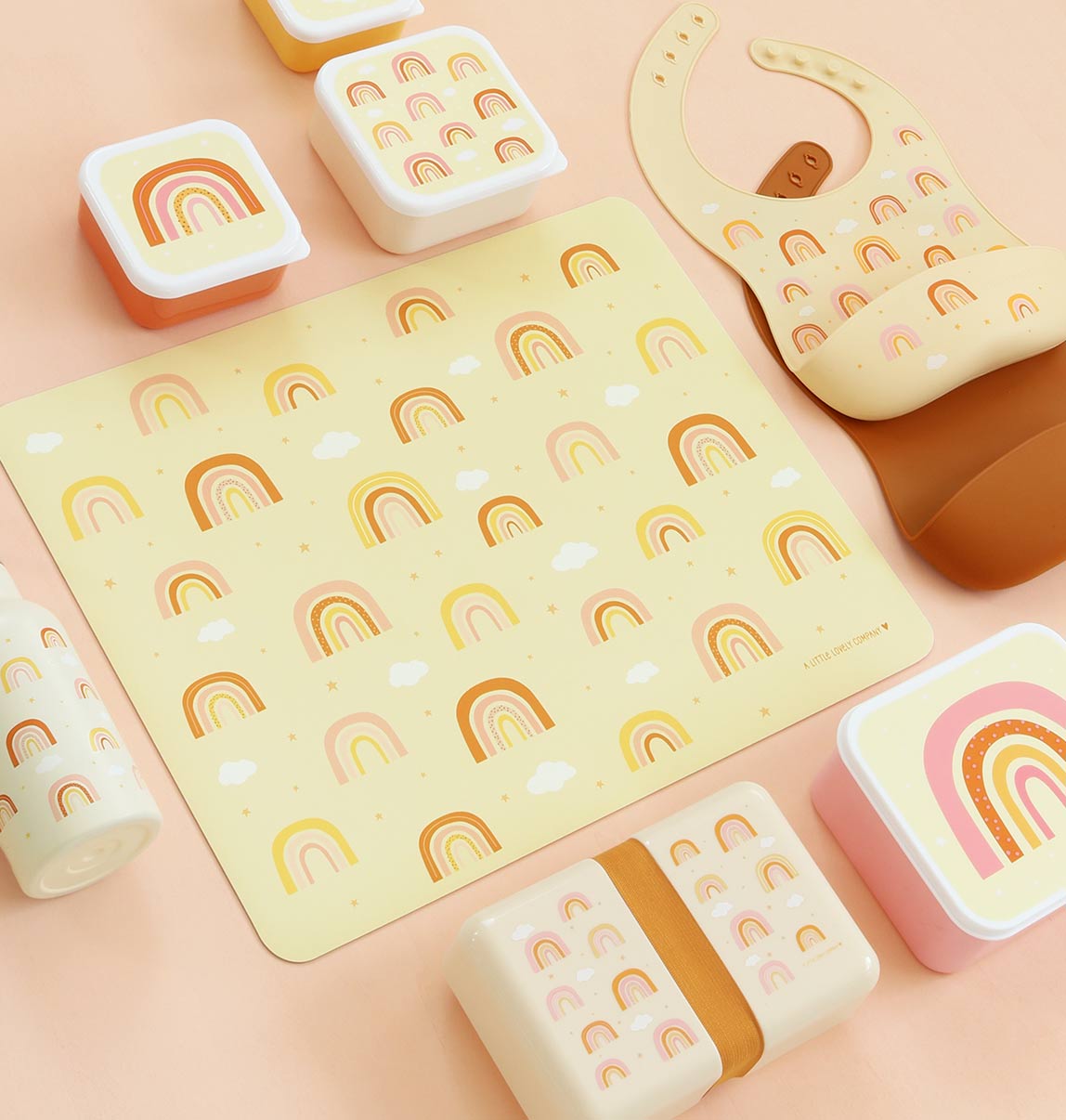 Tischset: Regenbogen