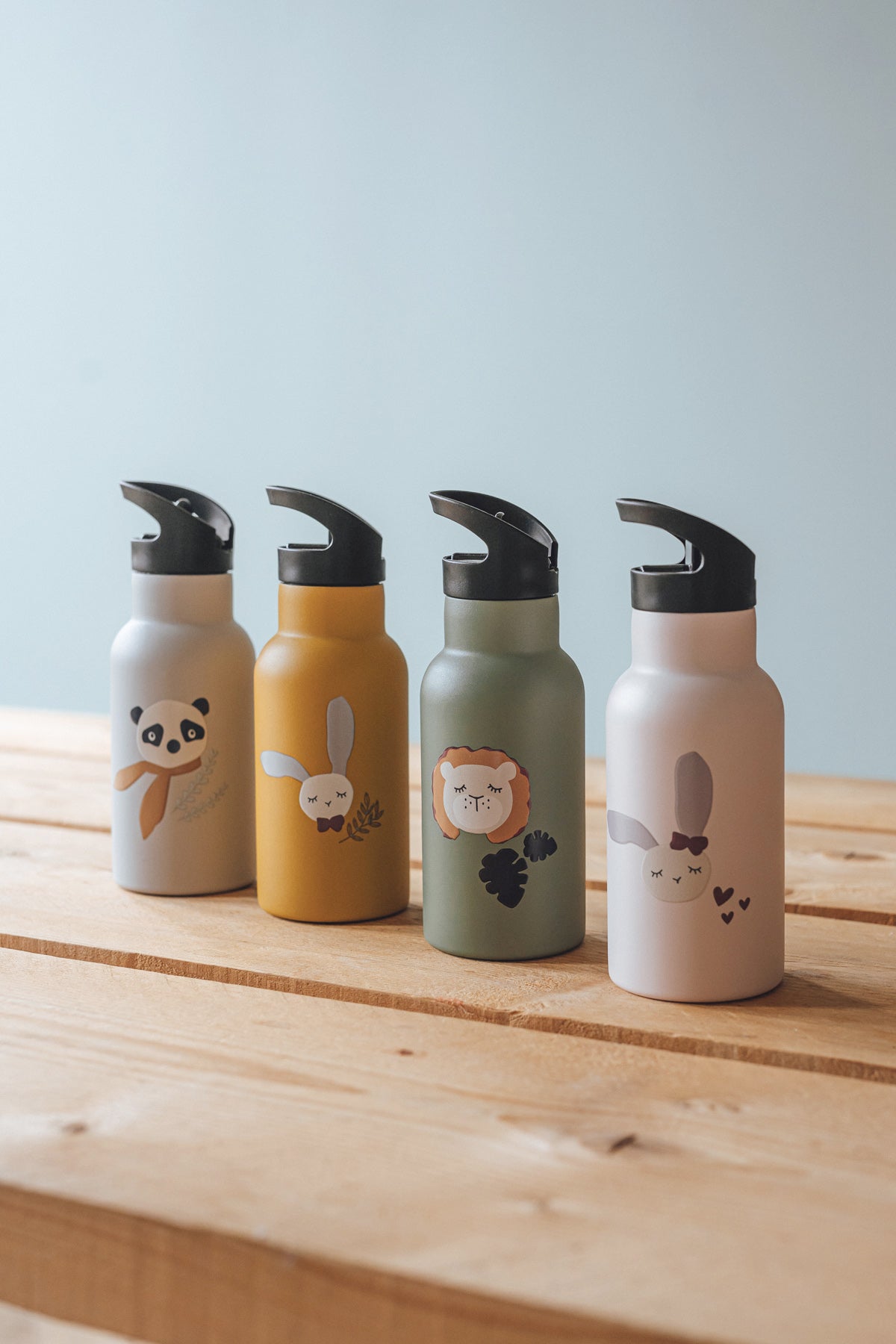 Edelstahl-Trinkflasche Hase Rosé