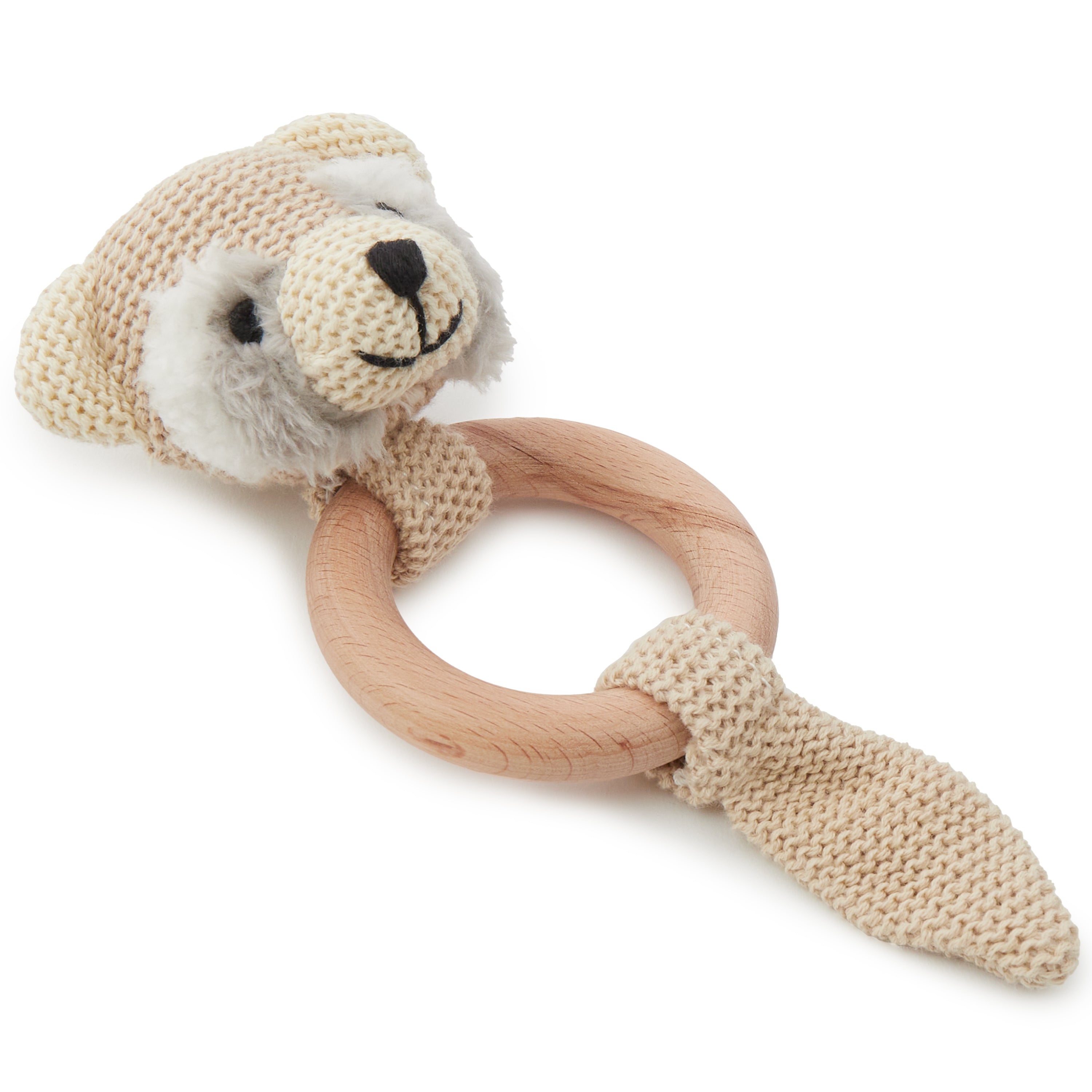 Greifling Waschbär mit Rassel