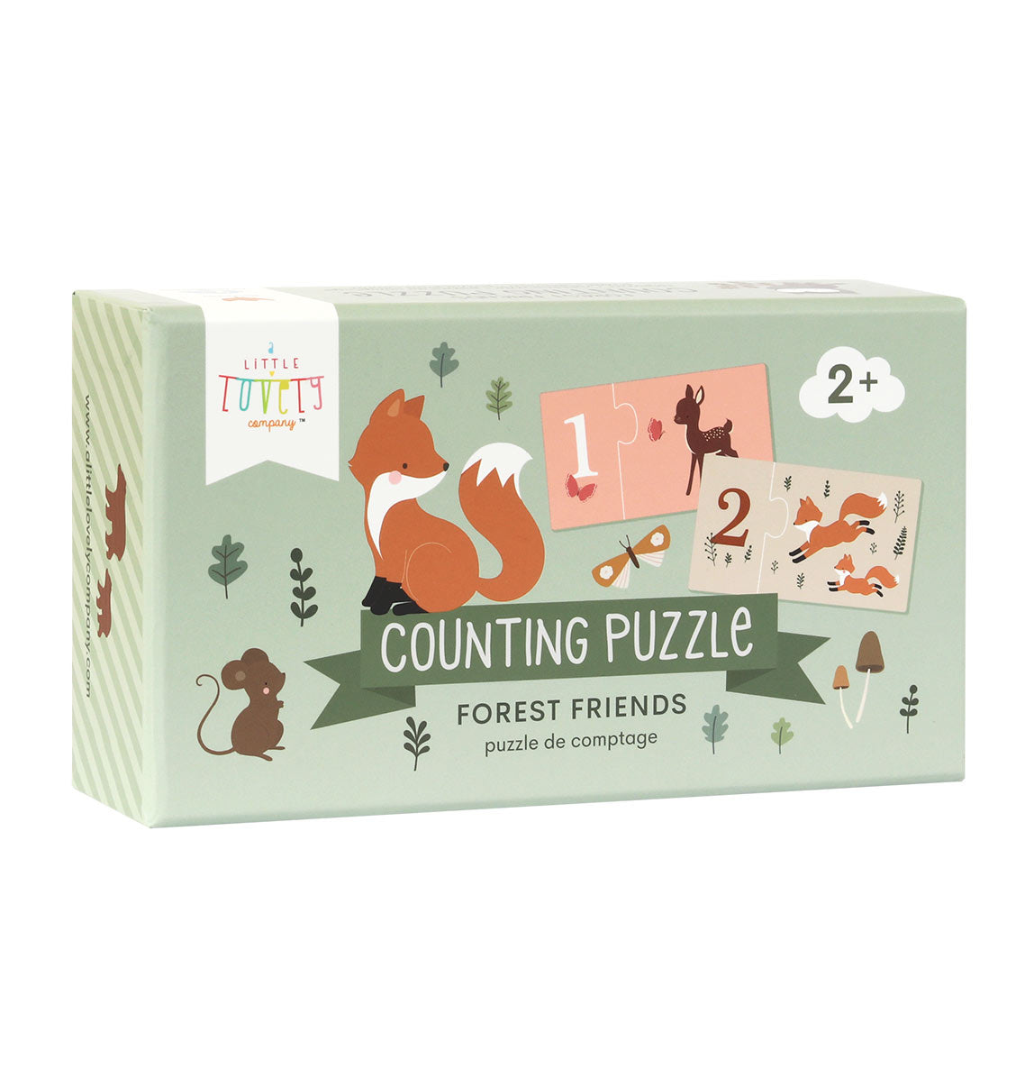 Zahlenpuzzle: Waldfreunde