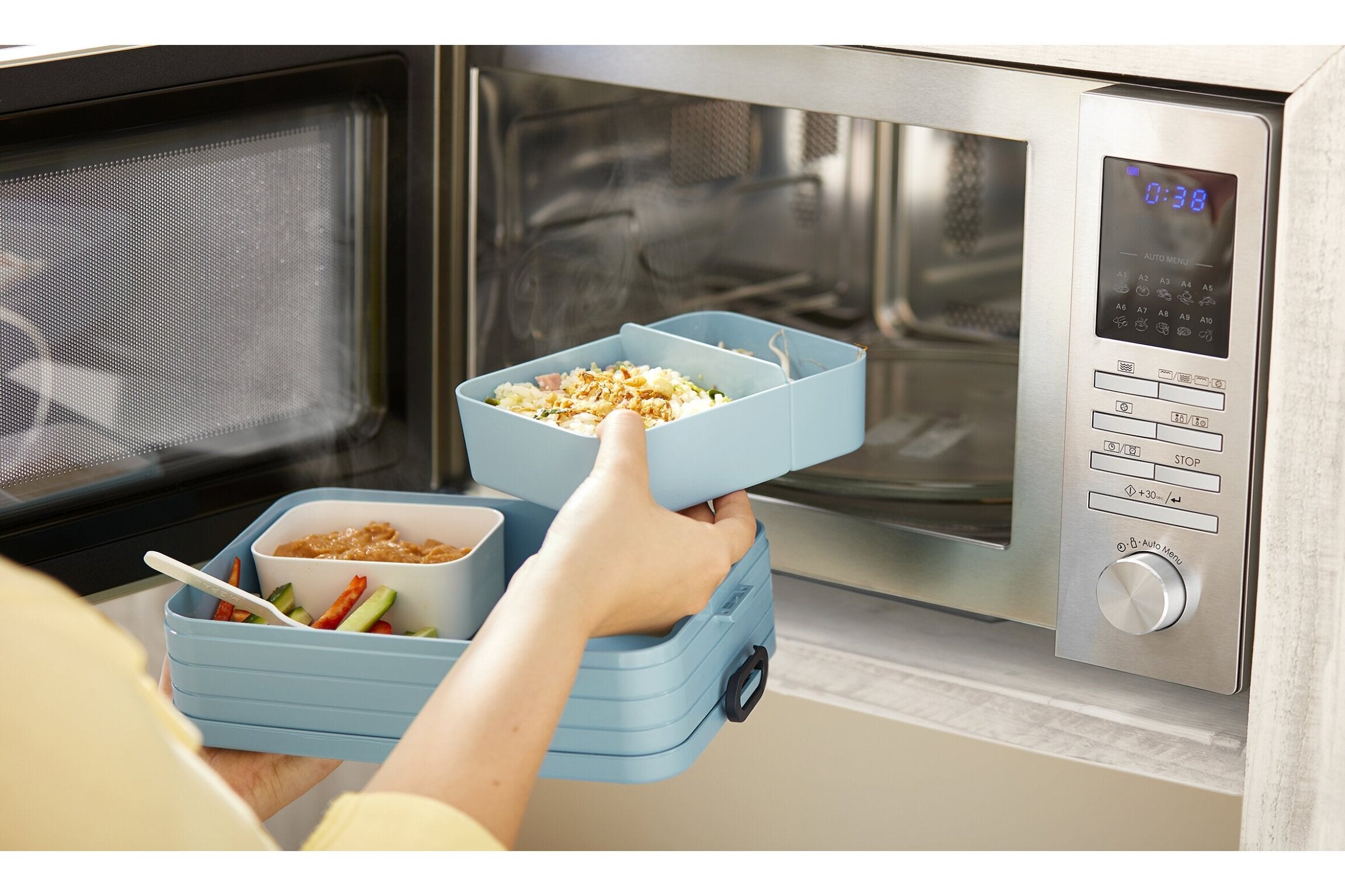 Bento Lunchbox Take a Break large - Nordic green