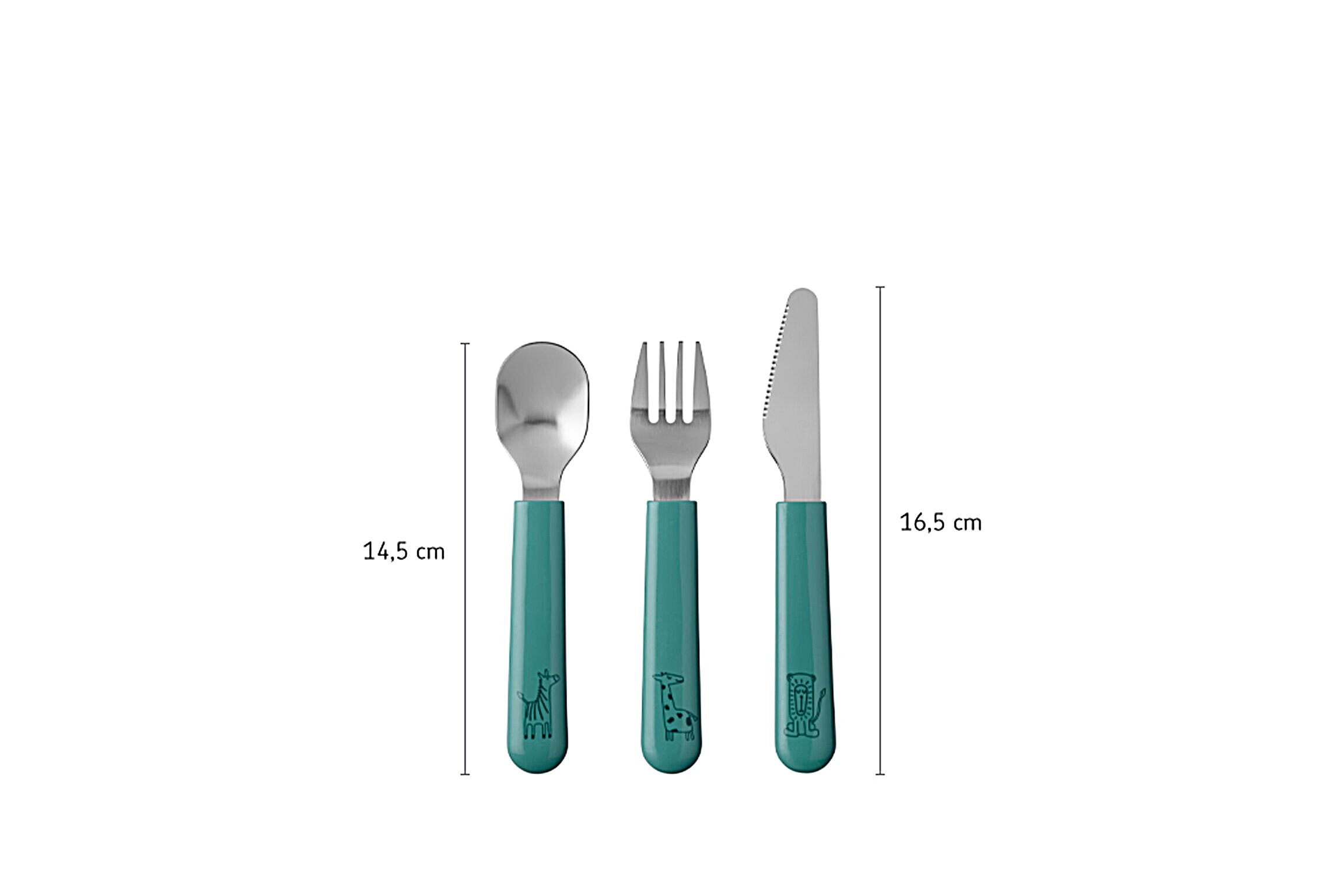 Kinder Besteckset Mepal Mio 3-teilig - Flowers & butterflies