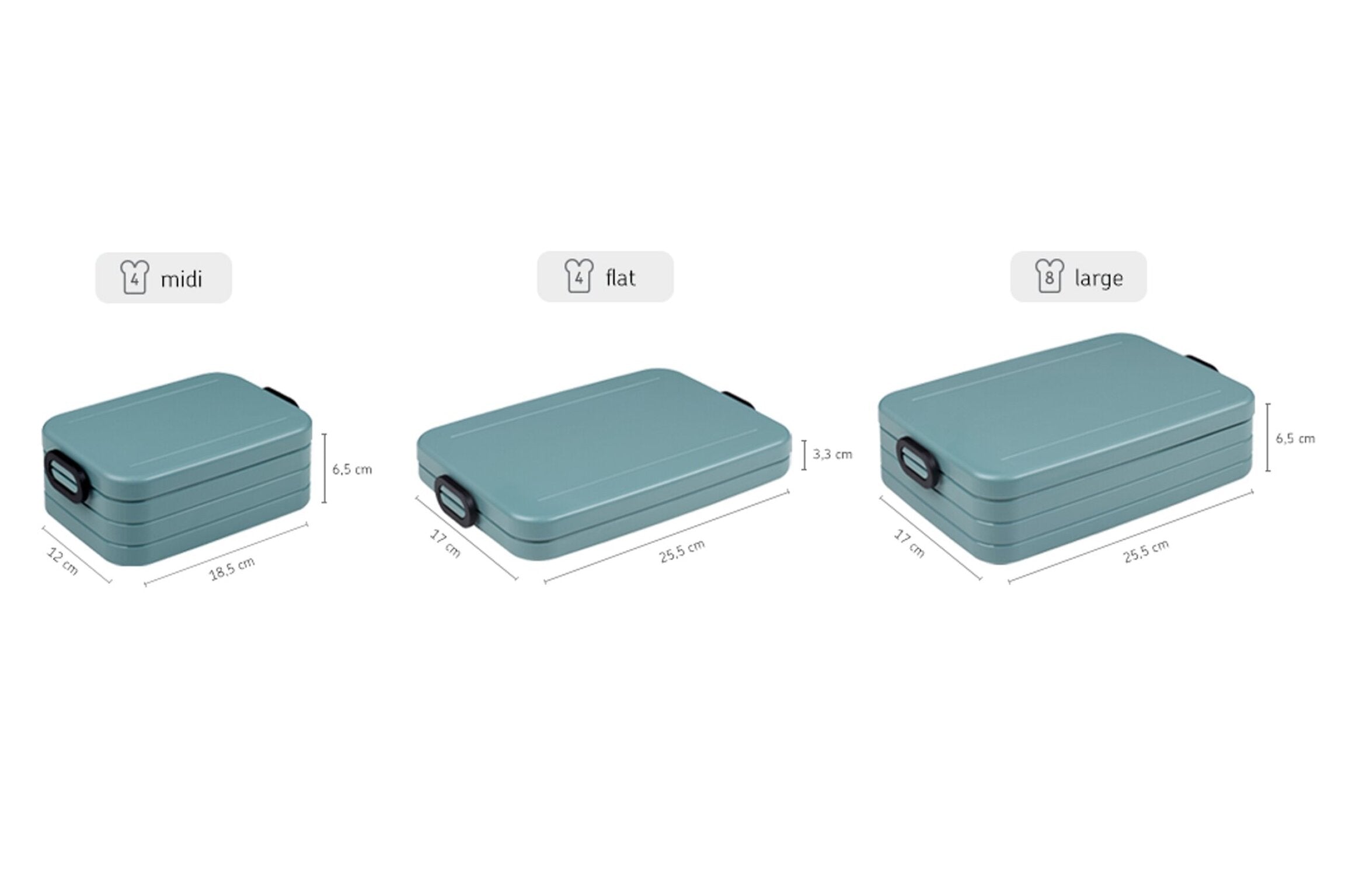 Lunchbox Take a Break midi - Nordic green