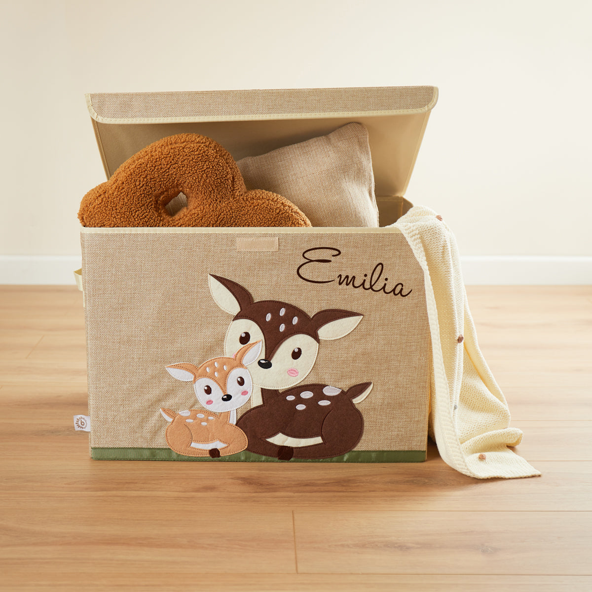 Aufbewahrungsbox Rehe mit Deckel