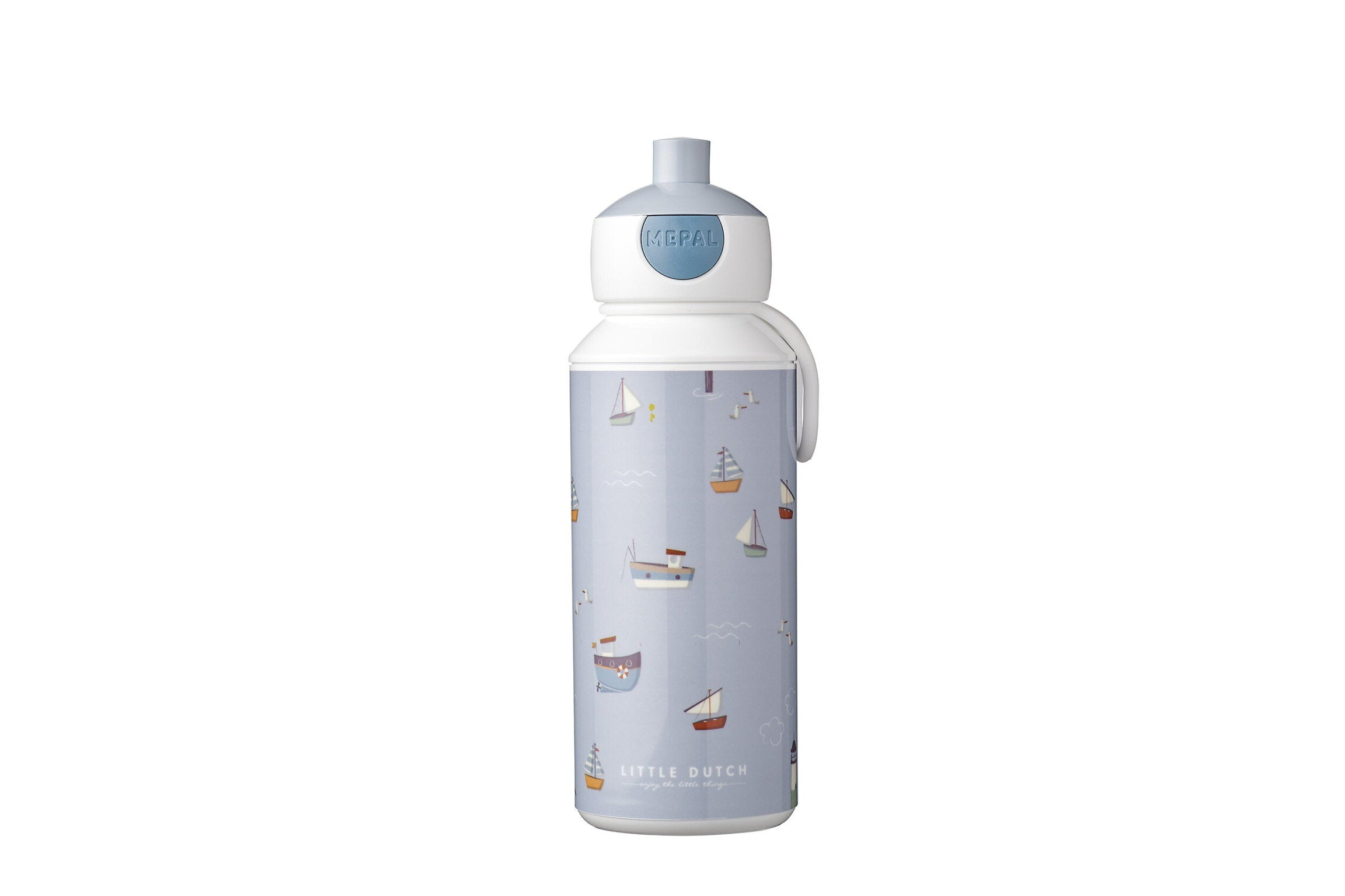 Trinkflasche Pop-up Campus 400ml Little Dutch - Sailors bay