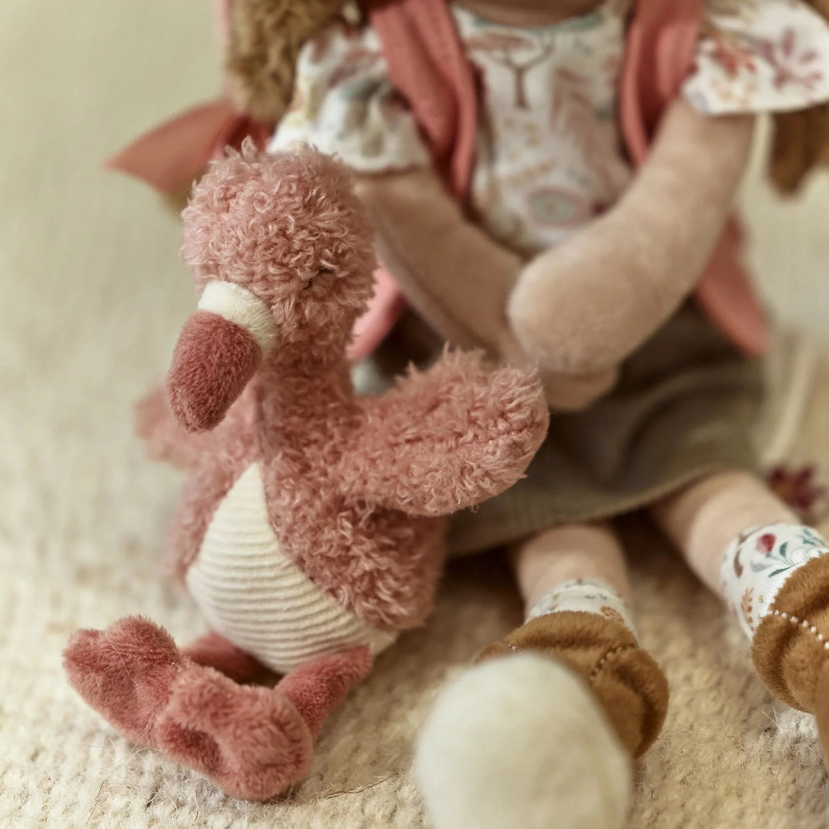 Kuschelpuppe Ranger Rosa  -  35cm