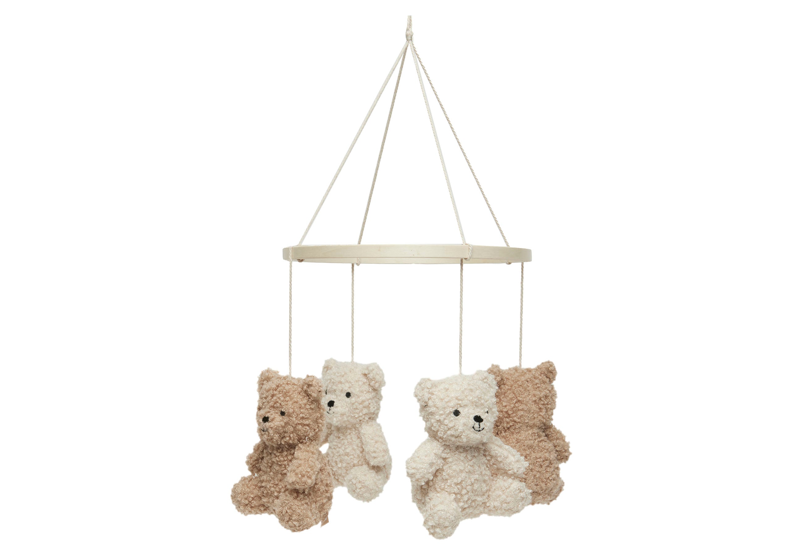 Baby-Mobile - Teddy Bear - Naturel/Biscuit