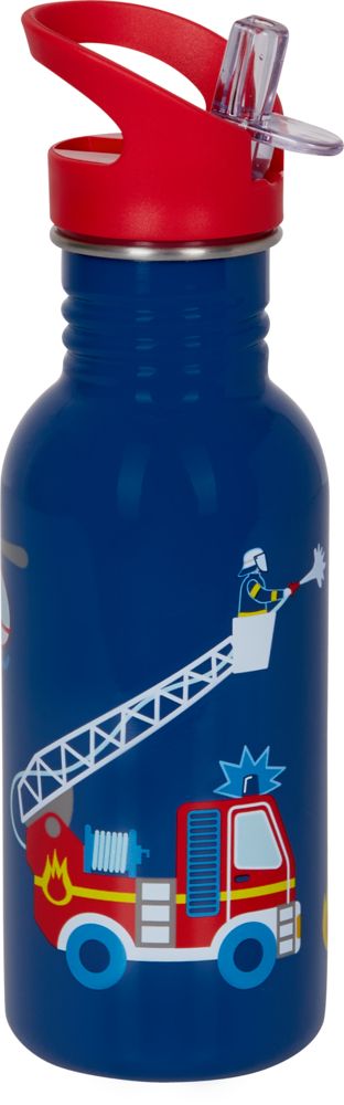 Edelstahl-Trinkflasche Feuerwehr (Wenn ich mal groß bin) (ca. 0,5 l)