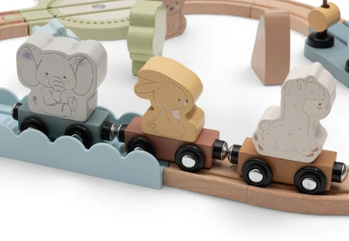 Holz-Eisenbahnset - Jollies